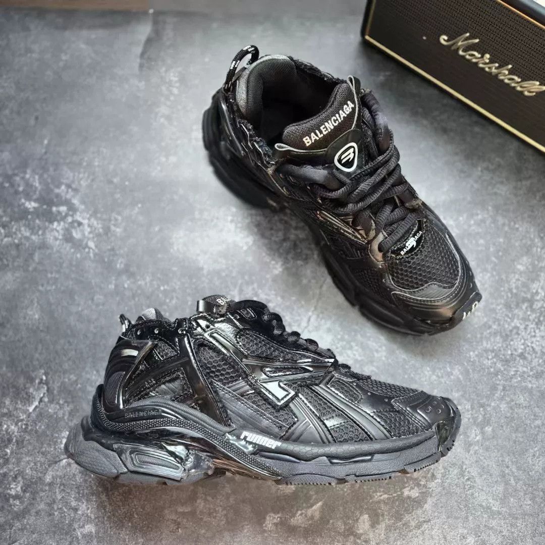 Balenciaga Balenciaga Running Black Lowtop Sneakers 40 Men Size US 7.5 / EU 40-41 - 5 Thumbnail
