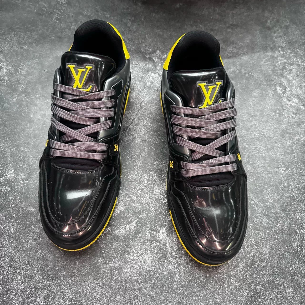 Louis Vuitton Louis Vuitton Training Yellow Lowtop Sneakers 8 Men Size US 8 / EU 41 - 2 Thumbnail