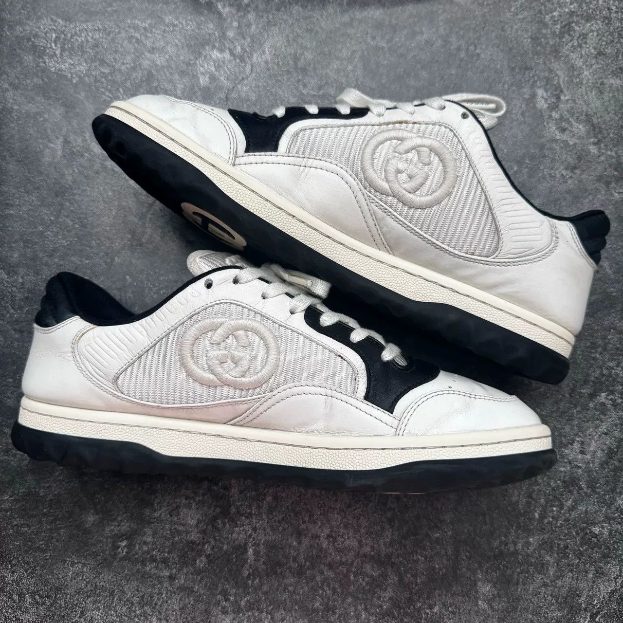 Gucci Gucci Distressed Black Lowtop Sneakers 6.5 Men Size US 6.5 / EU 39-40 - 6 Thumbnail