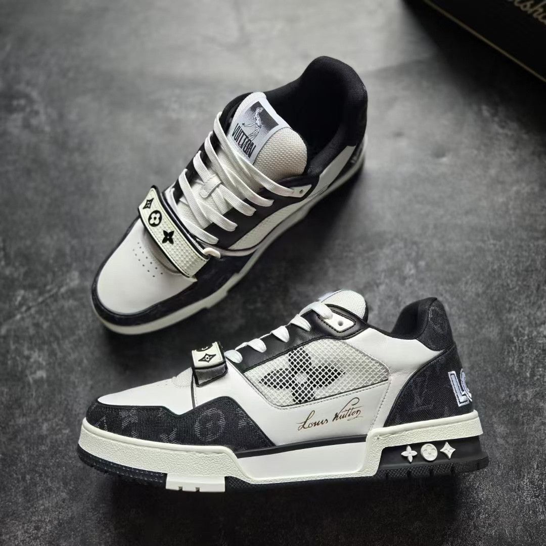 Louis Vuitton Louis Vuitton Training Black Lowtop Sneakers 42 Men Size US 9 / EU 42 - 4 Thumbnail