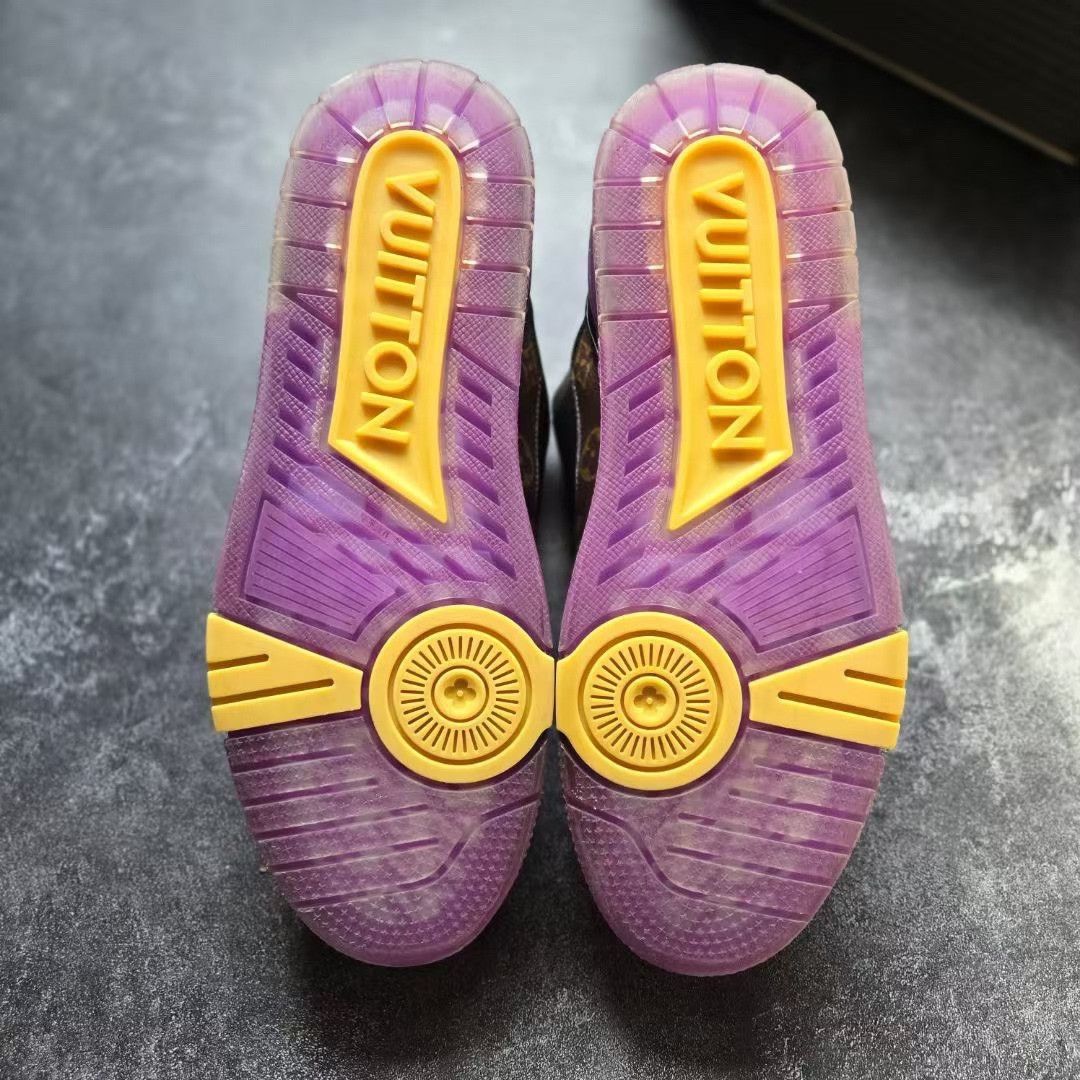 Louis Vuitton Louis Vuitton Training Purple Lowtop Sneakers 41 Men Size US 8.5 / EU 41-42 - 7 Thumbnail