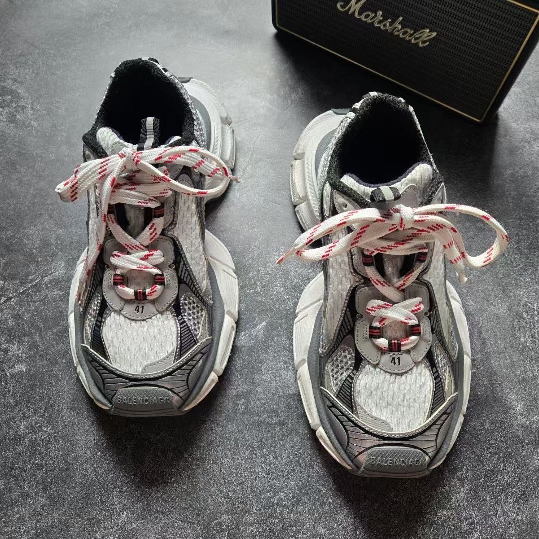Balenciaga Balenciaga Gray Lowtop Sneakers XXXL Men Size US 10 / EU 43 - 3 Thumbnail