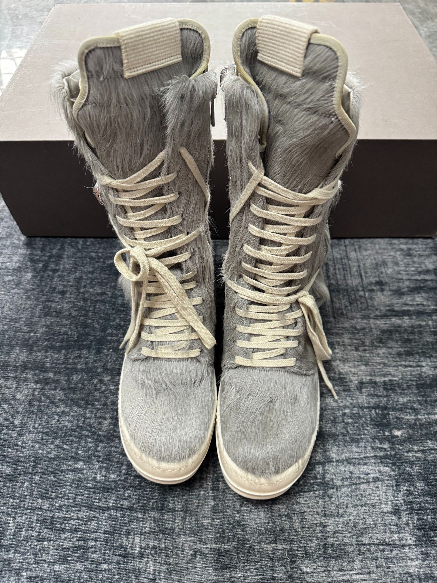 Rick Owens Rick Owens Cargo Gray Boots 37 Women Size US 6.5 / IT 36.5 - 2 Thumbnail