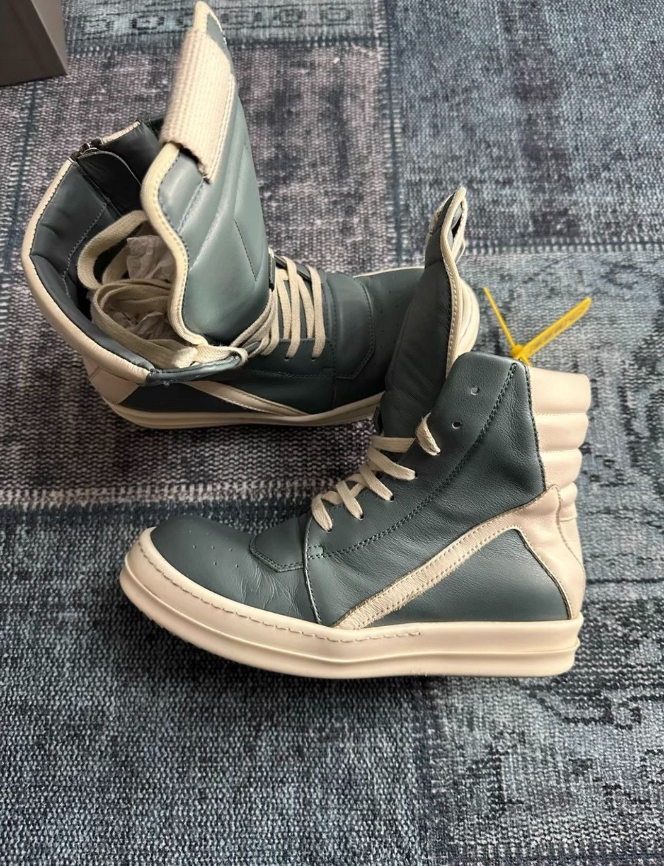 Rick Owens Rick Owens Pink Hitop Sneakers 37 Women Size US 6.5 / IT 36.5 - 3 Thumbnail