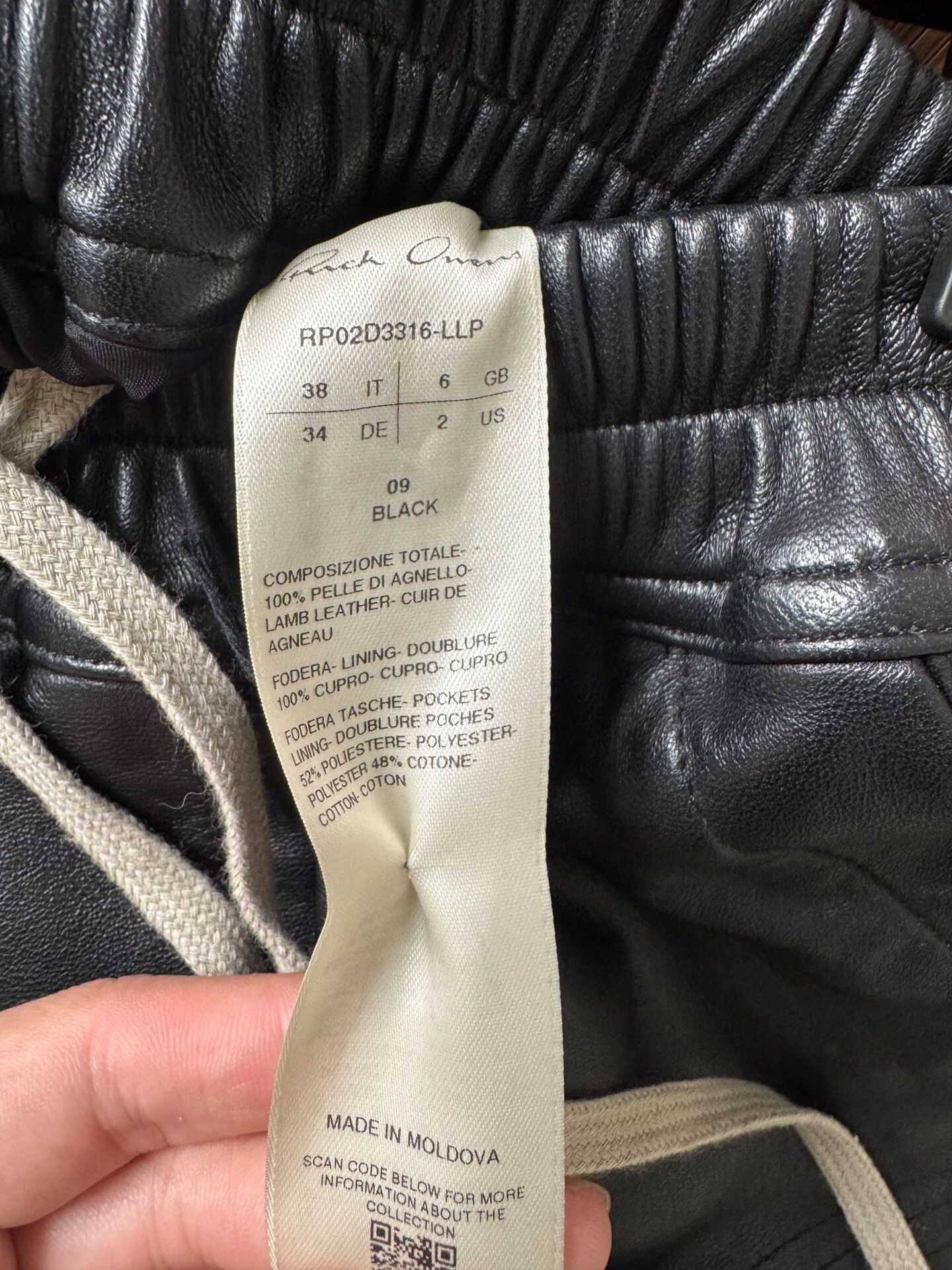 Rick Owens Rick Owens Leather Pink Pants 24 Women Size 24" / US 00 / IT 34 - 4 Thumbnail