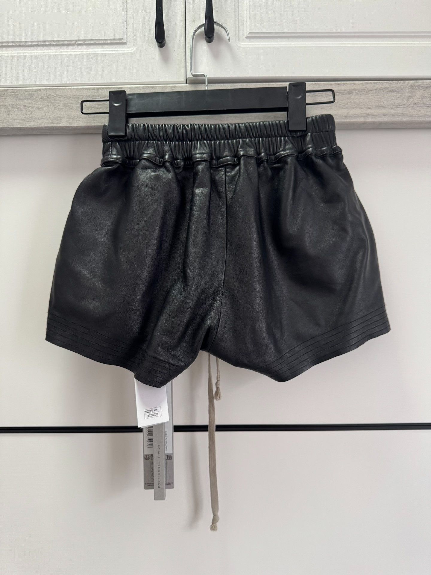 Rick Owens Rick Owens Leather Pink Pants 24 Women Size 24" / US 00 / IT 34 - 2 Thumbnail