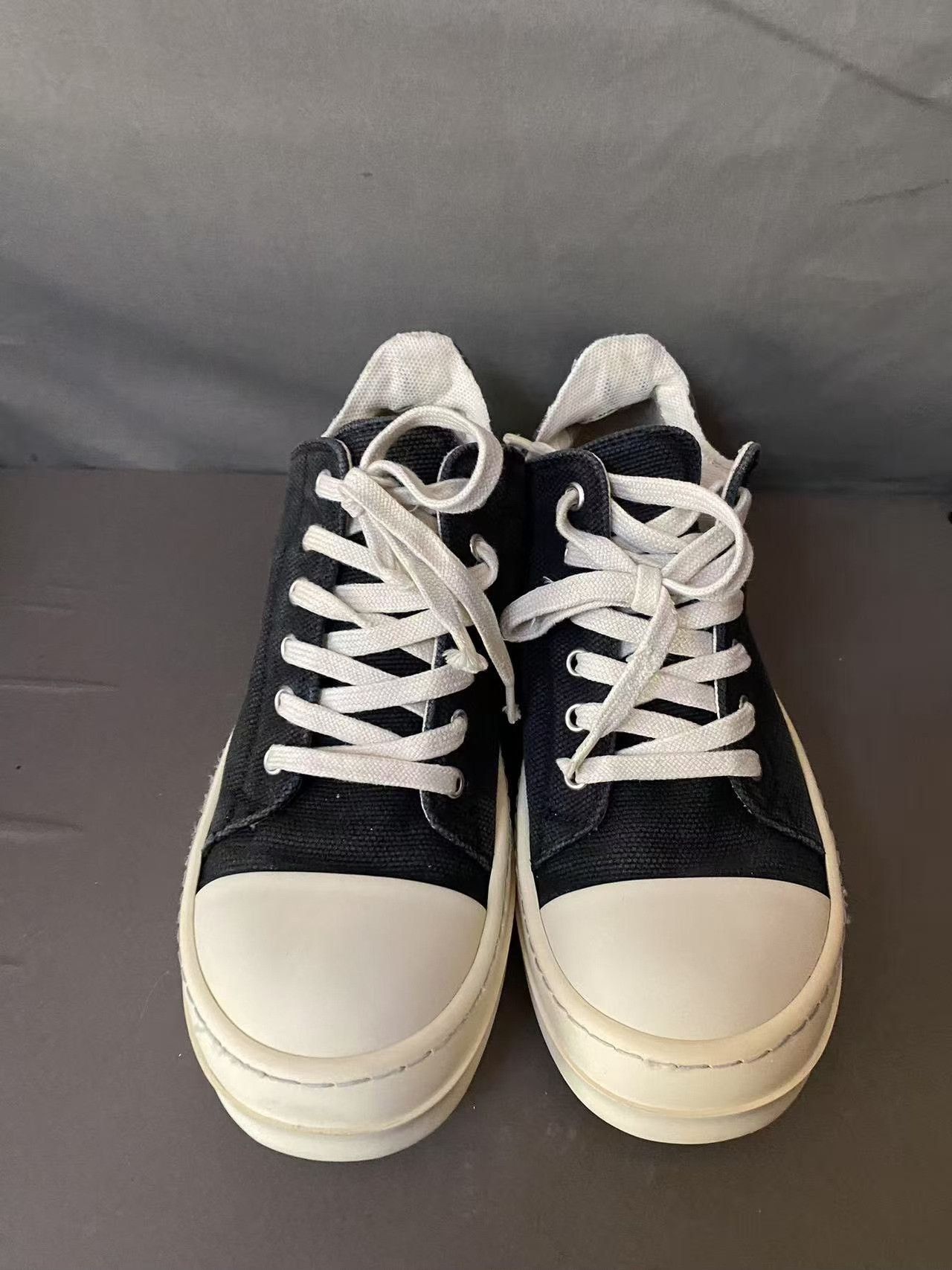 Rick Owens Rick Owens Canvas Yellow Lowtop Sneakers 37 Women Size US 6.5 / IT 36.5 - 2 Thumbnail