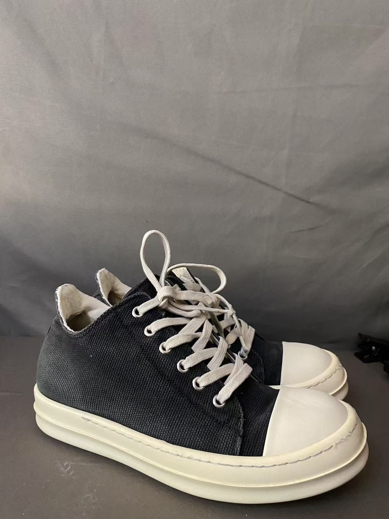 Rick Owens Rick Owens Canvas Yellow Lowtop Sneakers 37 Women Size US 6.5 / IT 36.5 - 3 Thumbnail