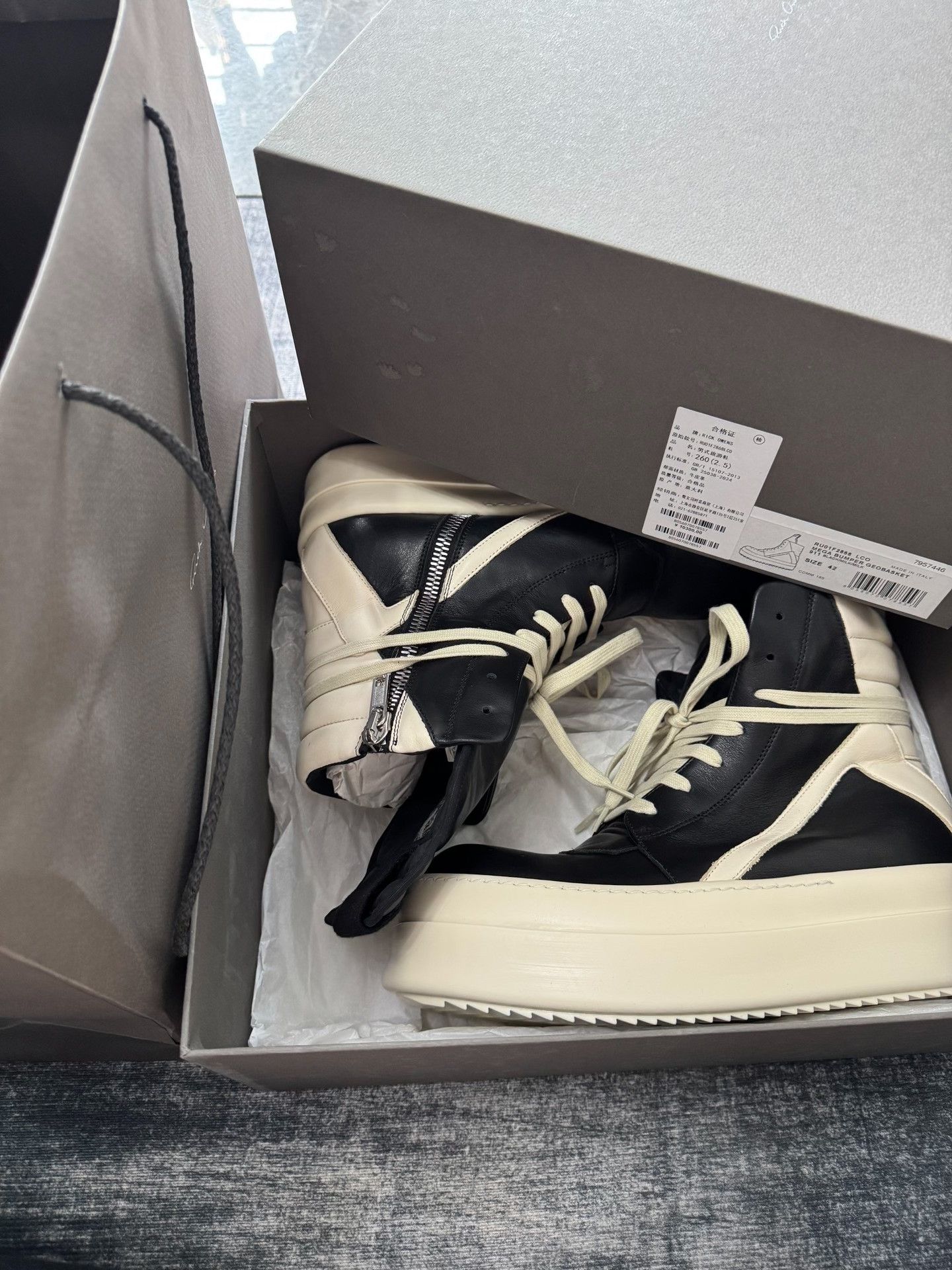 Rick Owens Rick Owens Pink Hitop Sneakers 42 Men Size US 9 / EU 42 - 9 Thumbnail