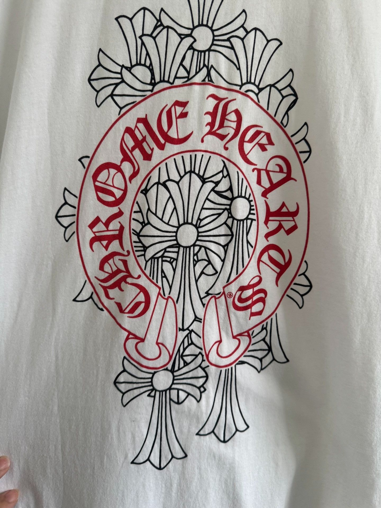 Chrome Hearts Chrome Hearts Red T-Shirt L Men Size US L / EU 52-54 / 3 - 5 Thumbnail