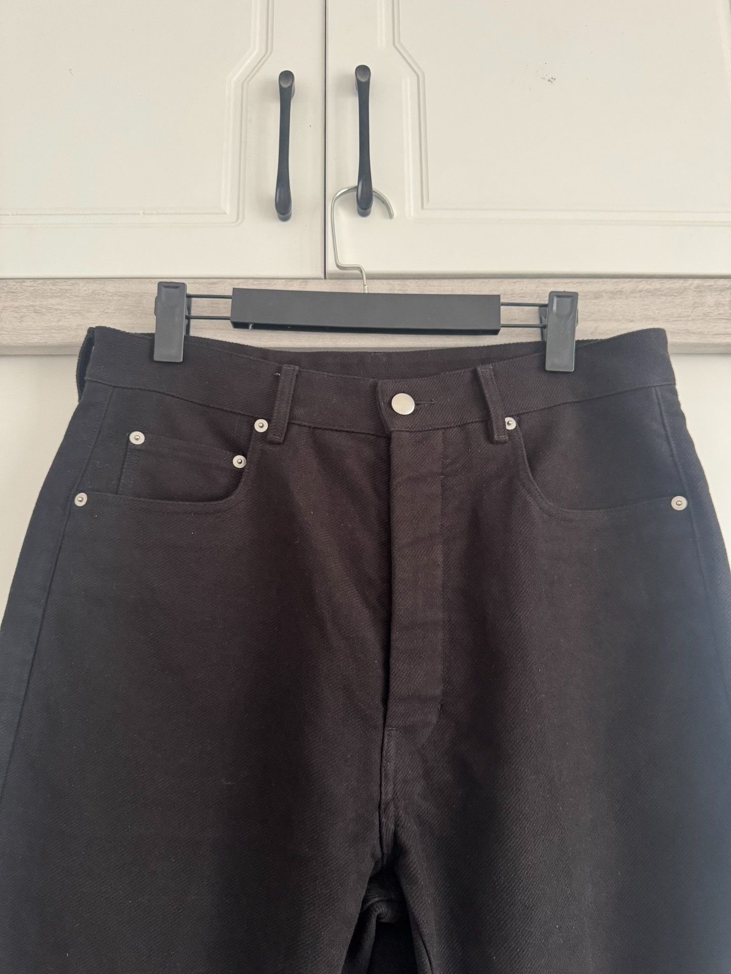 Rick Owens Rick Owens Black Denim Jeans 25 Men Size US 32 / EU 48 - 2 Thumbnail