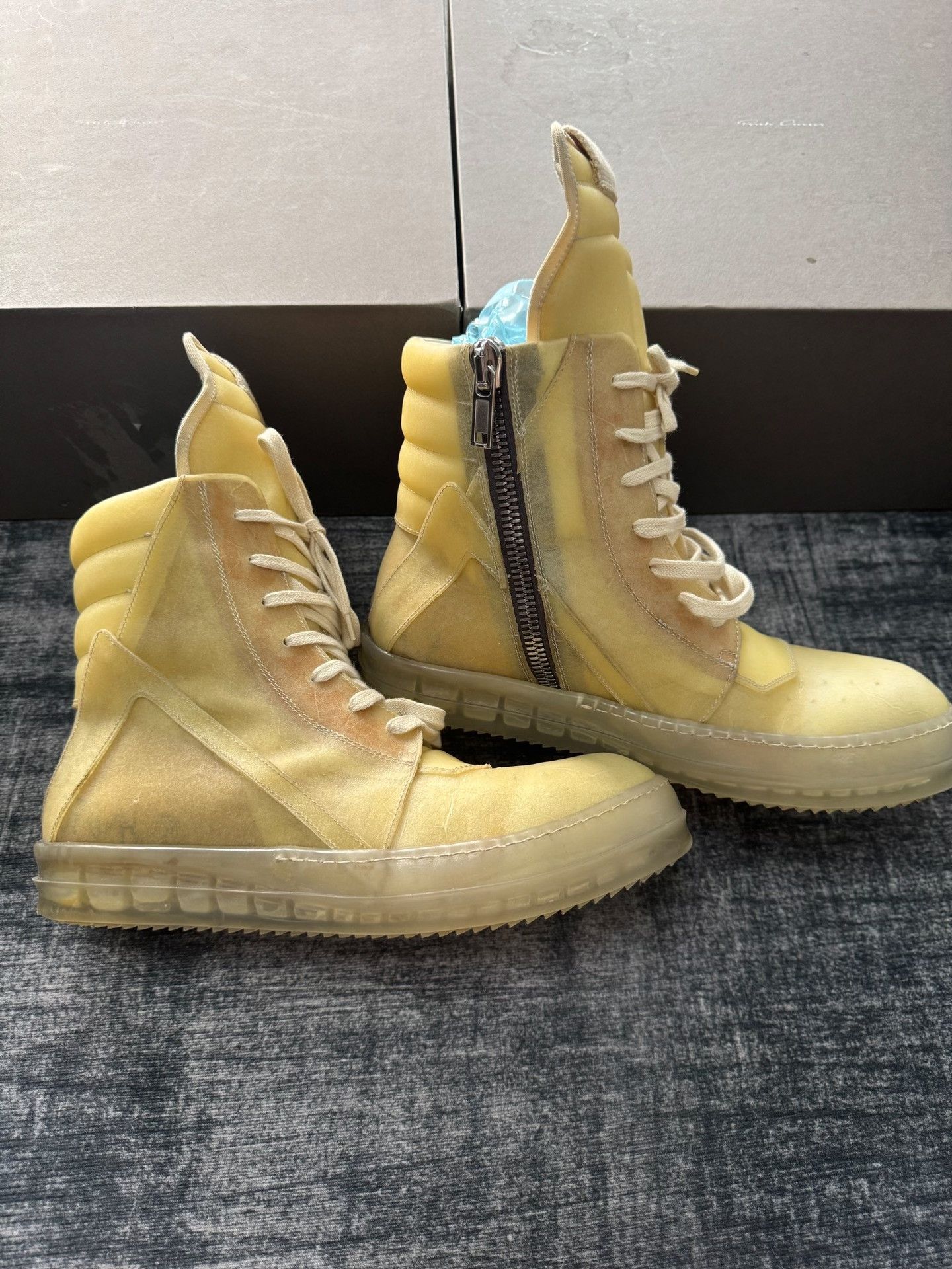Rick Owens Rick Owens Pink Hitop Sneakers 41 Men Size US 8.5 / EU 41-42 - 3 Thumbnail