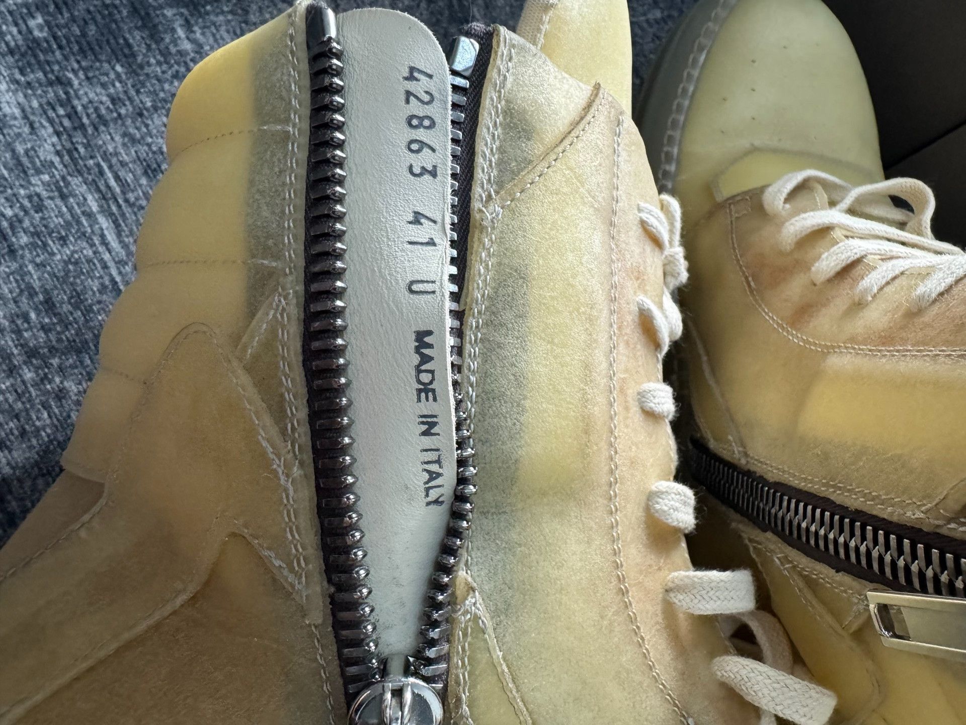 Rick Owens Rick Owens Pink Hitop Sneakers 41 Men Size US 8.5 / EU 41-42 - 7 Thumbnail