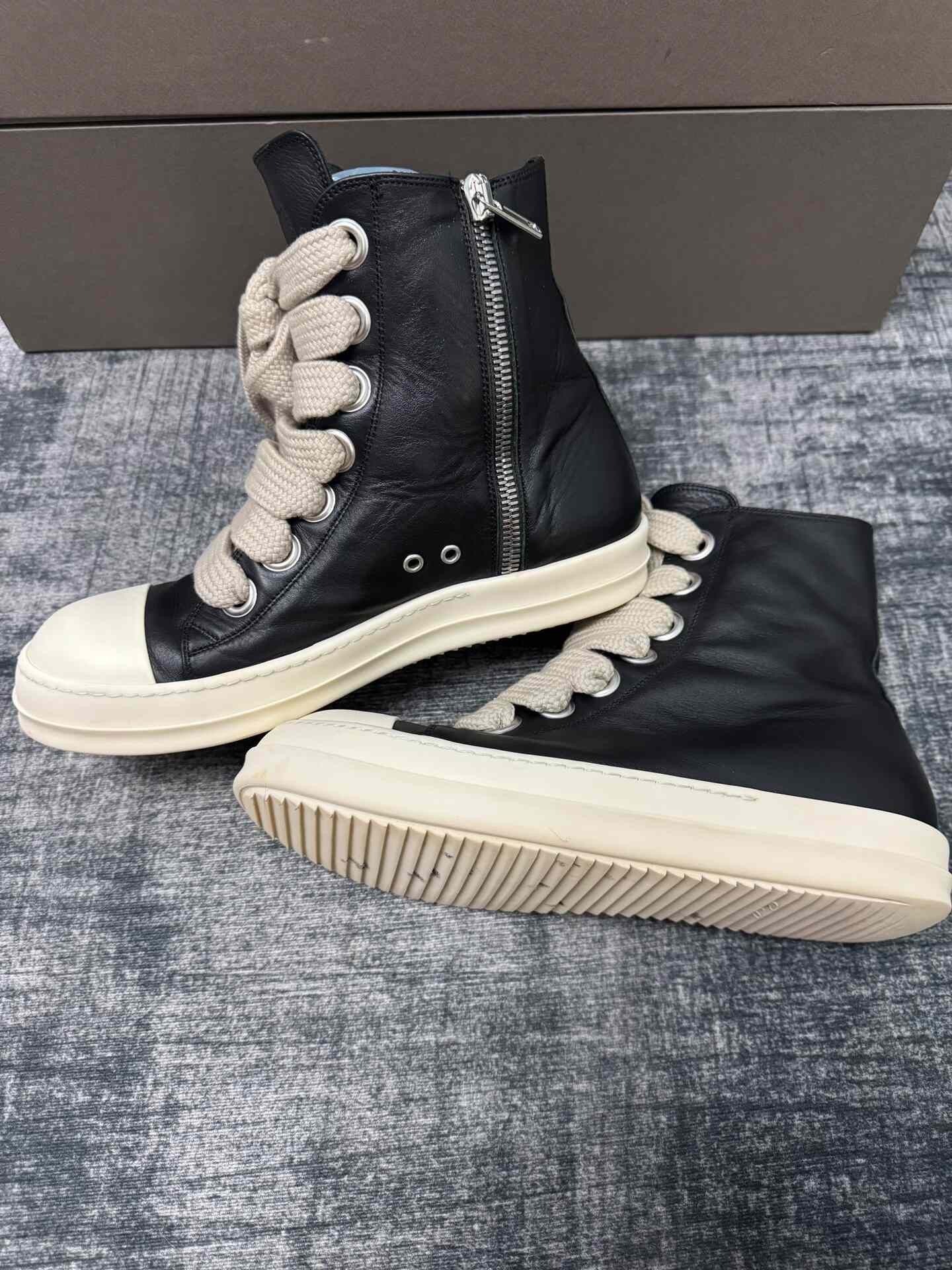 Rick Owens Rick Owens Hitop Sneakers 44 Men Size US 10.5 / EU 43-44 - 4 Thumbnail