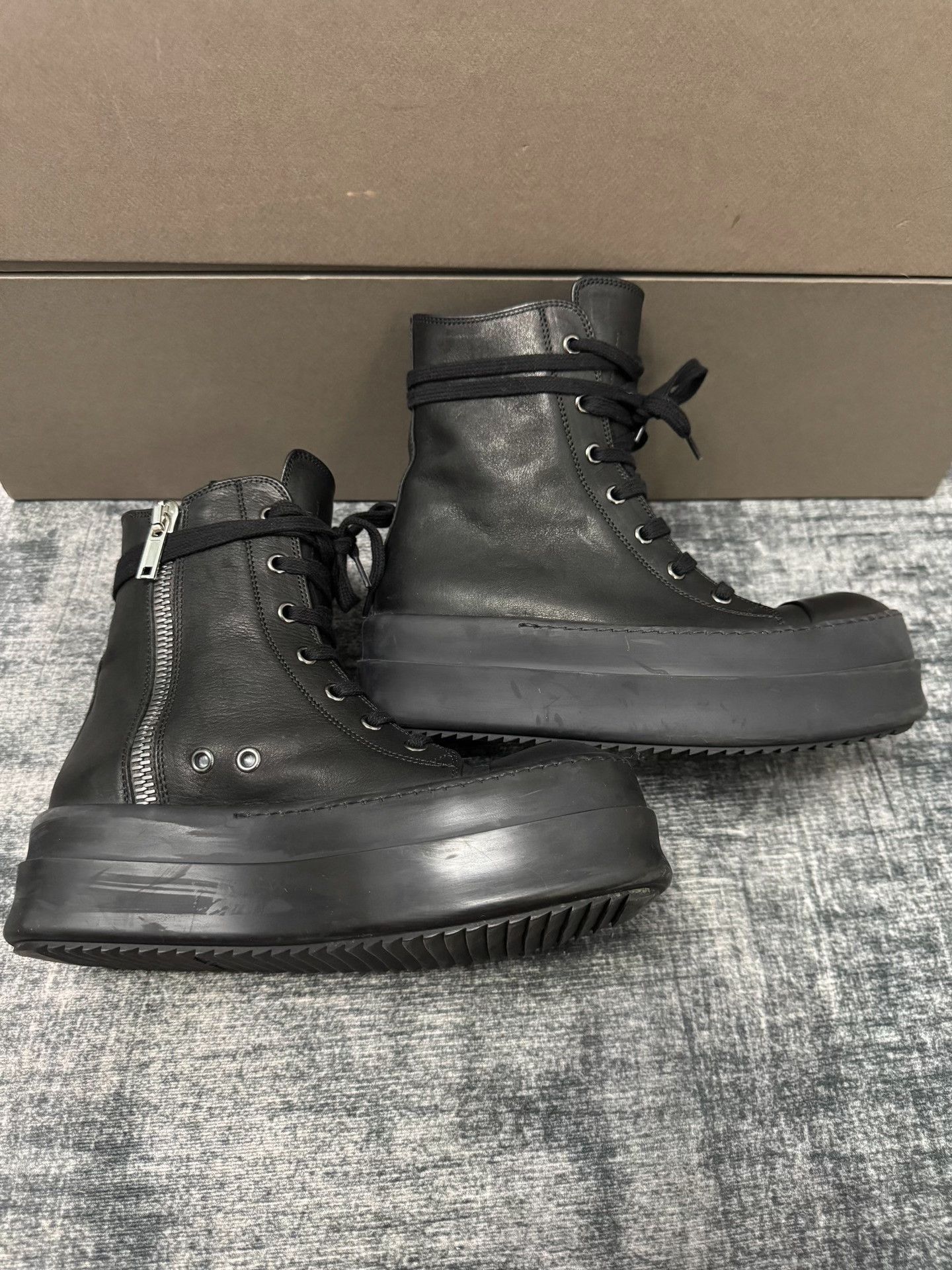 Rick Owens Rick Owens Black Hitop Sneakers 36 Women Size US 6 / IT 36 - 5 Thumbnail