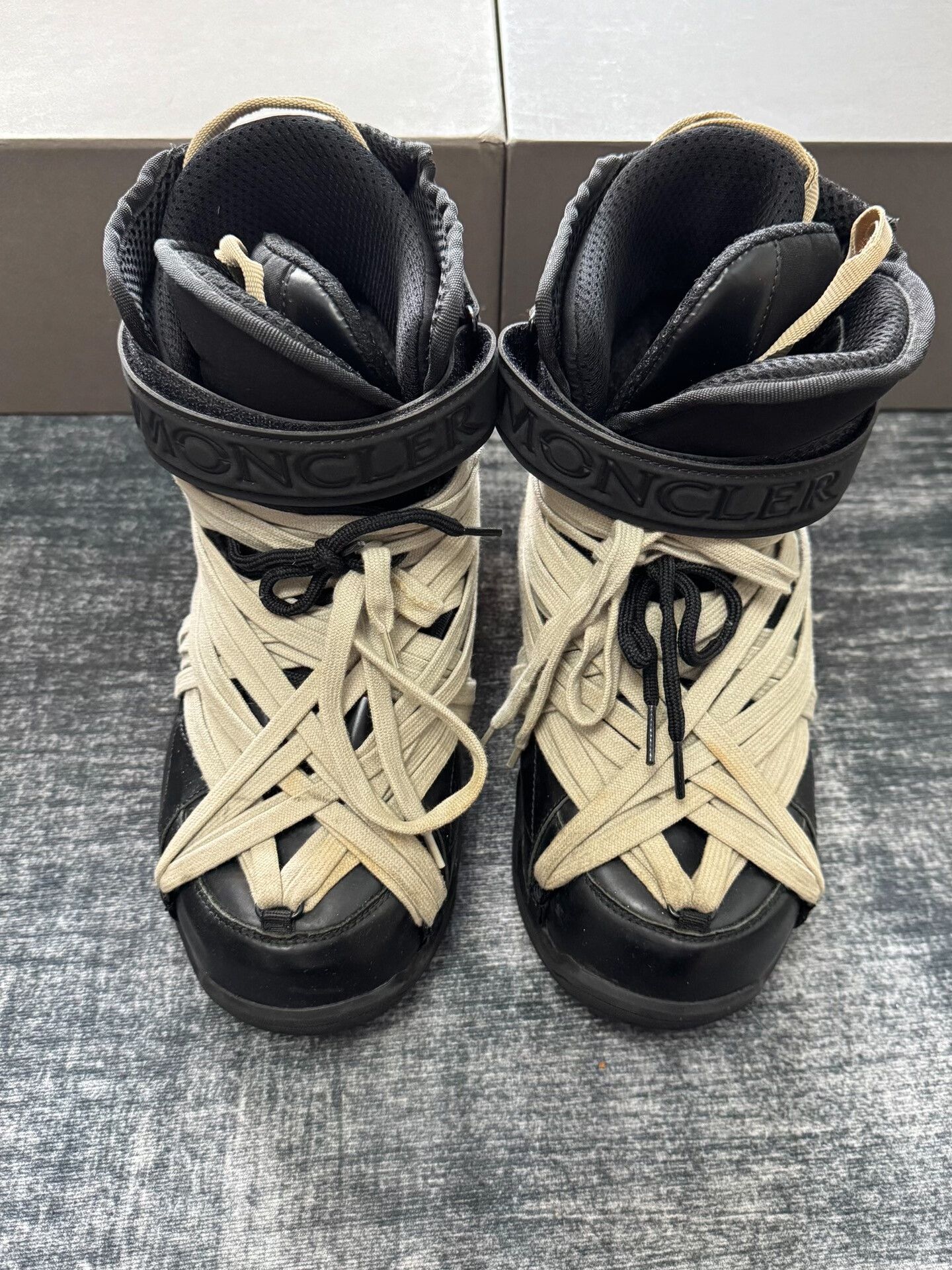 Rick Owens Rick Owens Collab Hitop Sneakers 41 Men Size US 8.5 / EU 41-42 - 2 Thumbnail