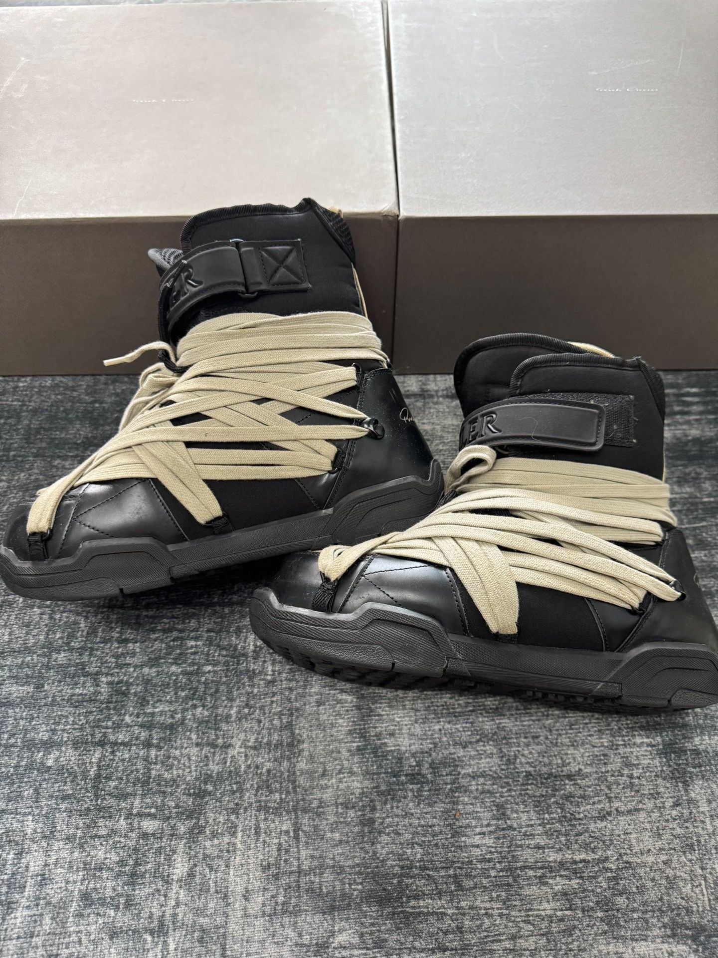 Rick Owens Rick Owens Collab Hitop Sneakers 41 Men Size US 8.5 / EU 41-42 - 4 Thumbnail