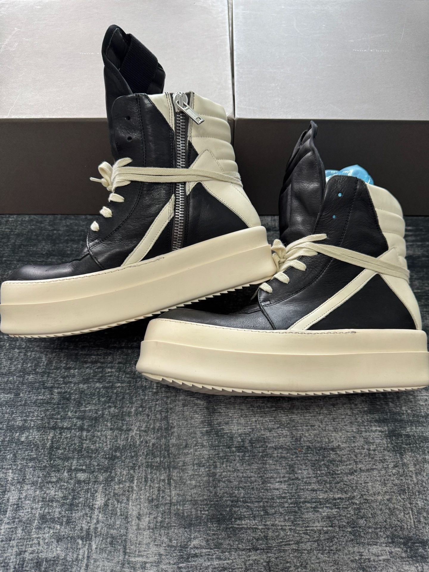 Rick Owens Rick Owens Pink Hitop Sneakers 41 Men Size US 8.5 / EU 41-42 - 4 Thumbnail