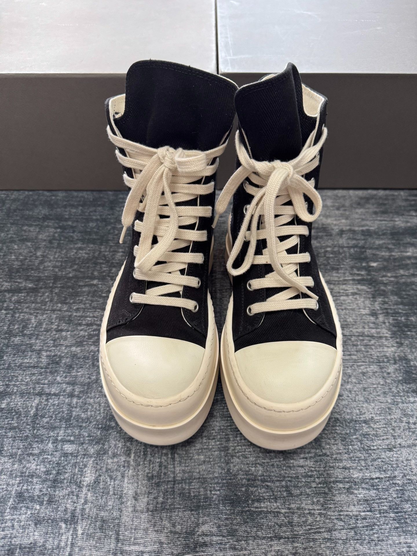 Rick Owens Rick Owens Thermal Thick Hitop Sneakers 36 Women Size US 6 / IT 36 - 2 Thumbnail