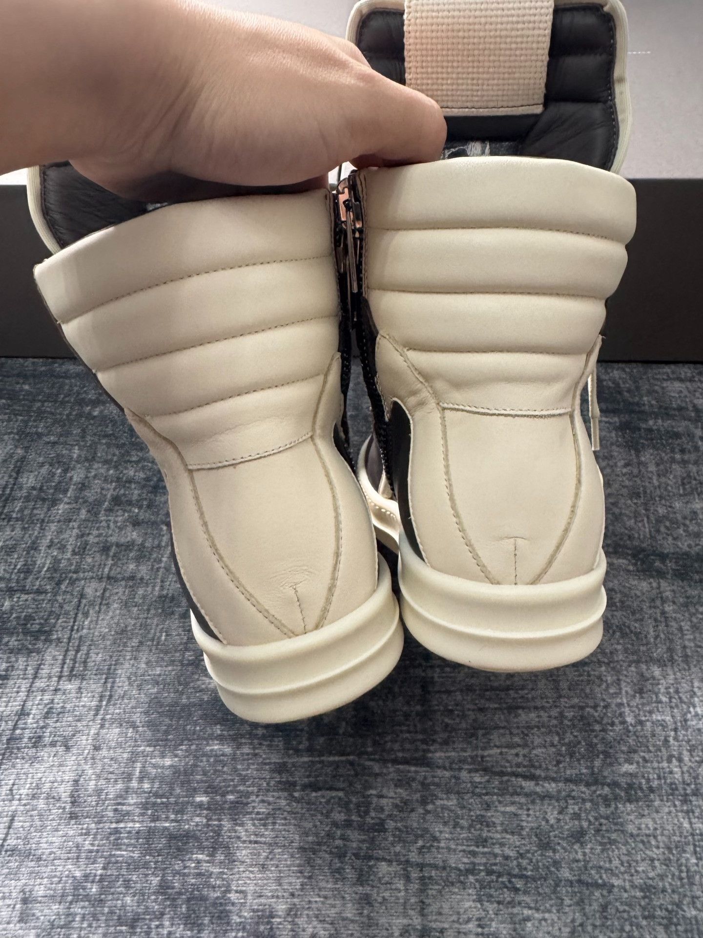 Rick Owens Rick Owens Multi Hitop Sneakers 37 Women Size US 6.5 / IT 36.5 - 5 Thumbnail