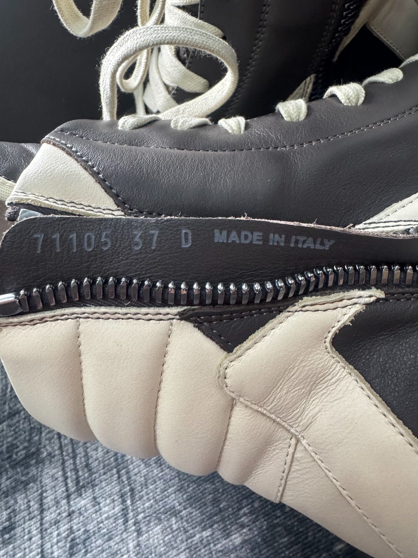 Rick Owens Rick Owens Multi Hitop Sneakers 37 Women Size US 6.5 / IT 36.5 - 7 Thumbnail
