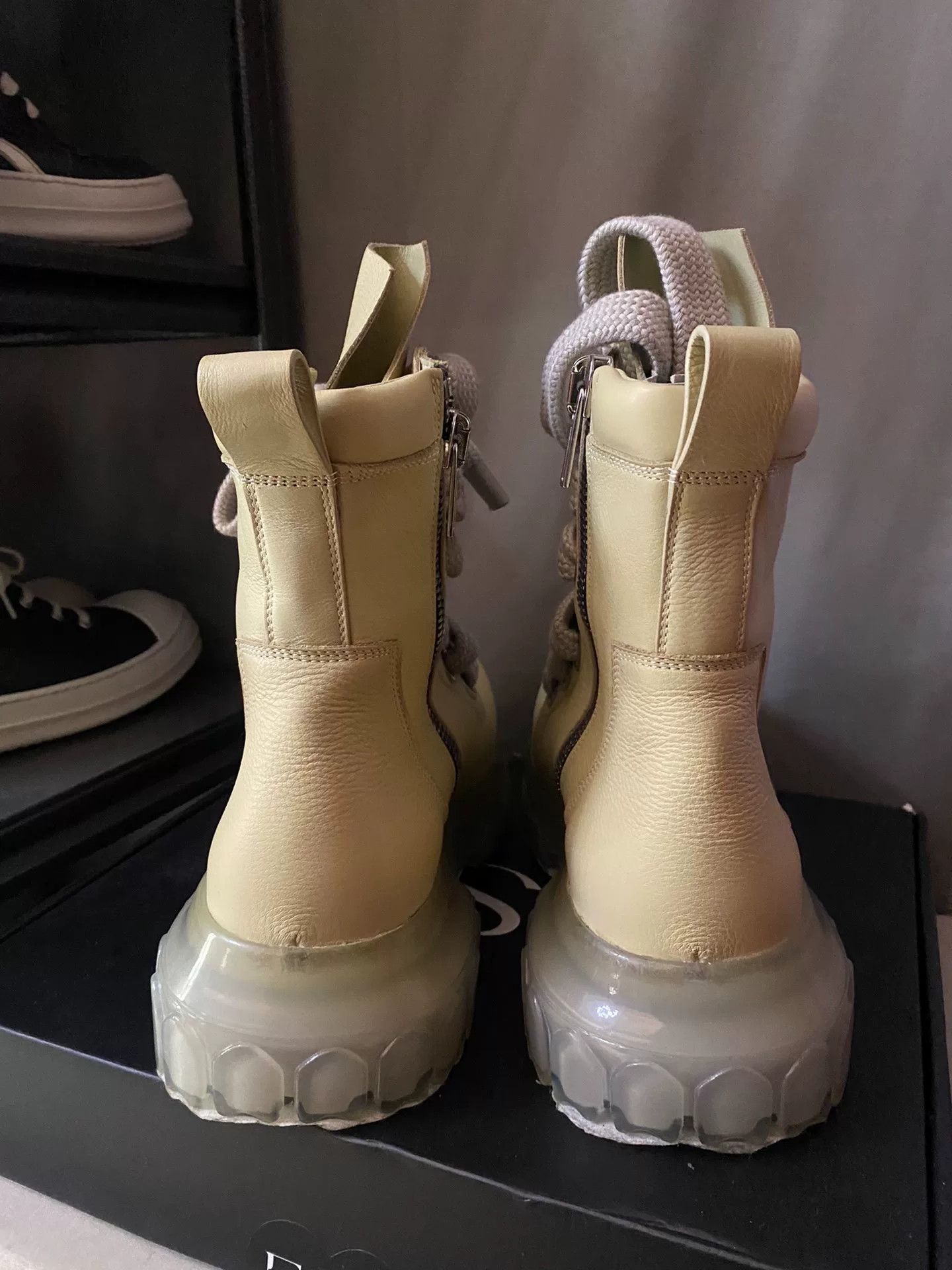 Rick Owens Rick Owens Clear Pink Hitop Sneakers 40 Men Size US 7.5 / EU 40-41 - 4 Thumbnail