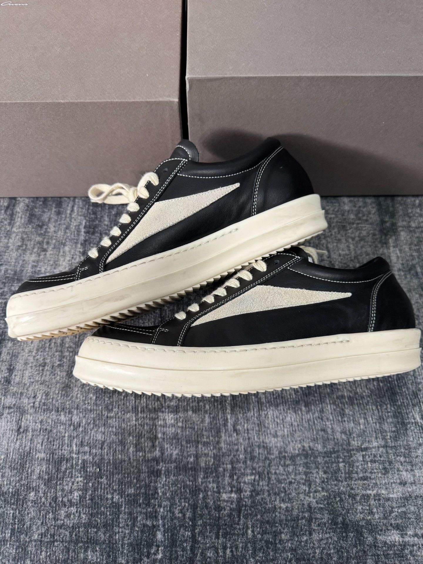 Rick Owens Rick Owens Leather Pink Lowtop Sneakers 41 Men Size US 8.5 / EU 41-42 - 4 Thumbnail