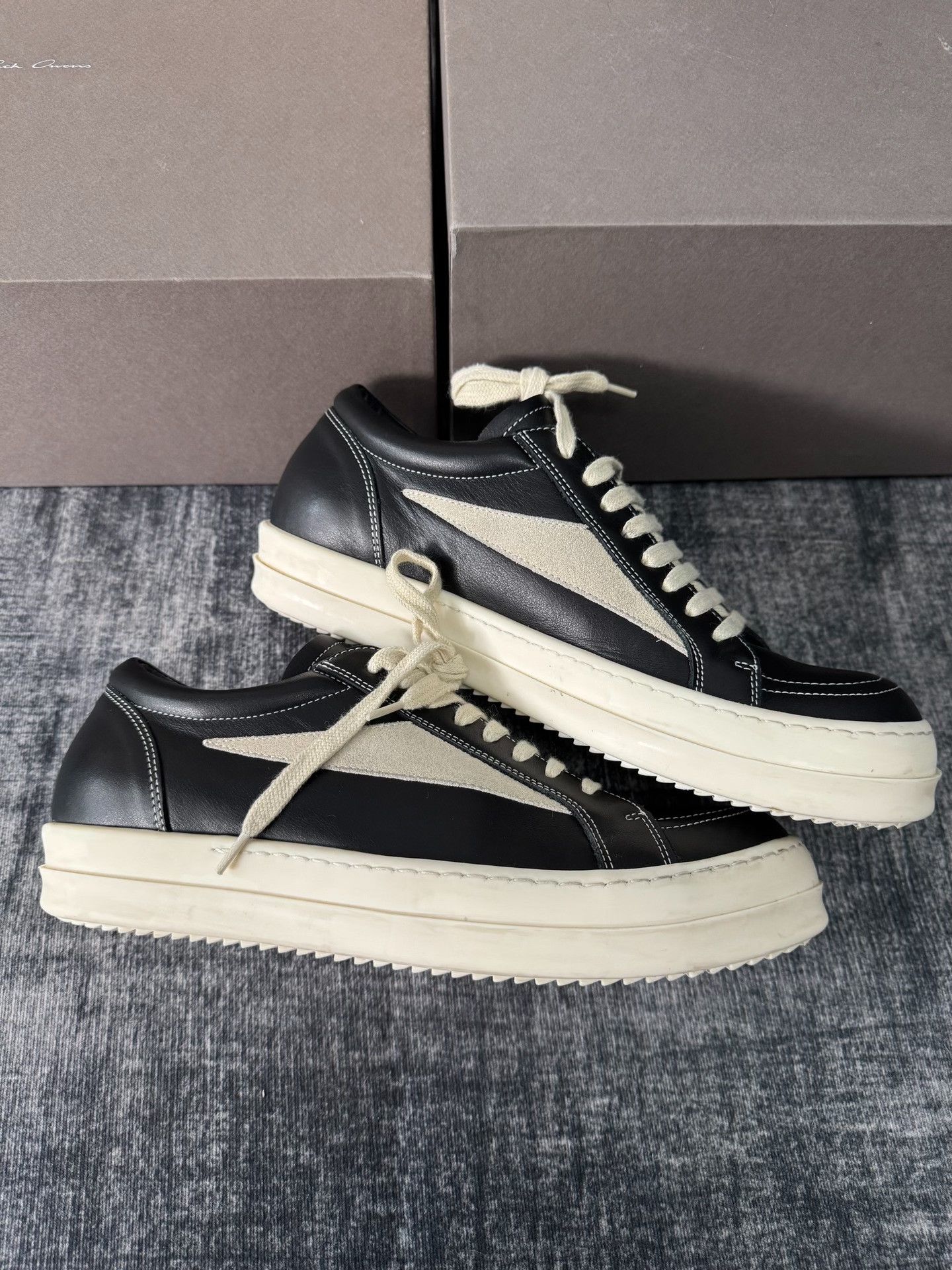 Rick Owens Rick Owens Leather Pink Lowtop Sneakers 41 Men Size US 8.5 / EU 41-42 - 3 Thumbnail