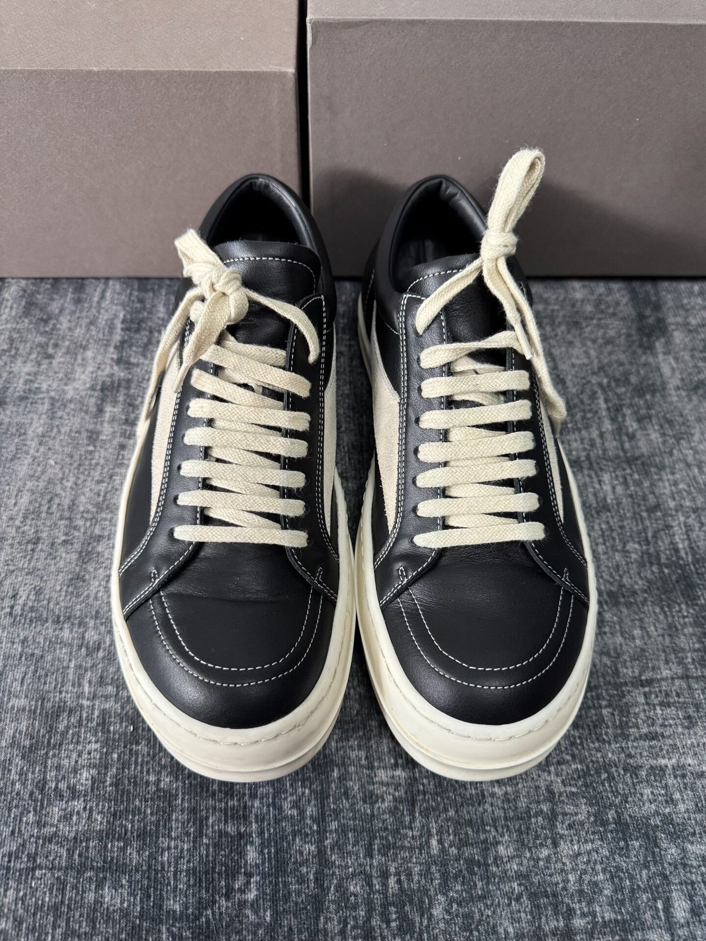 Rick Owens Rick Owens Leather Pink Lowtop Sneakers 41 Men Size US 8.5 / EU 41-42 - 2 Thumbnail