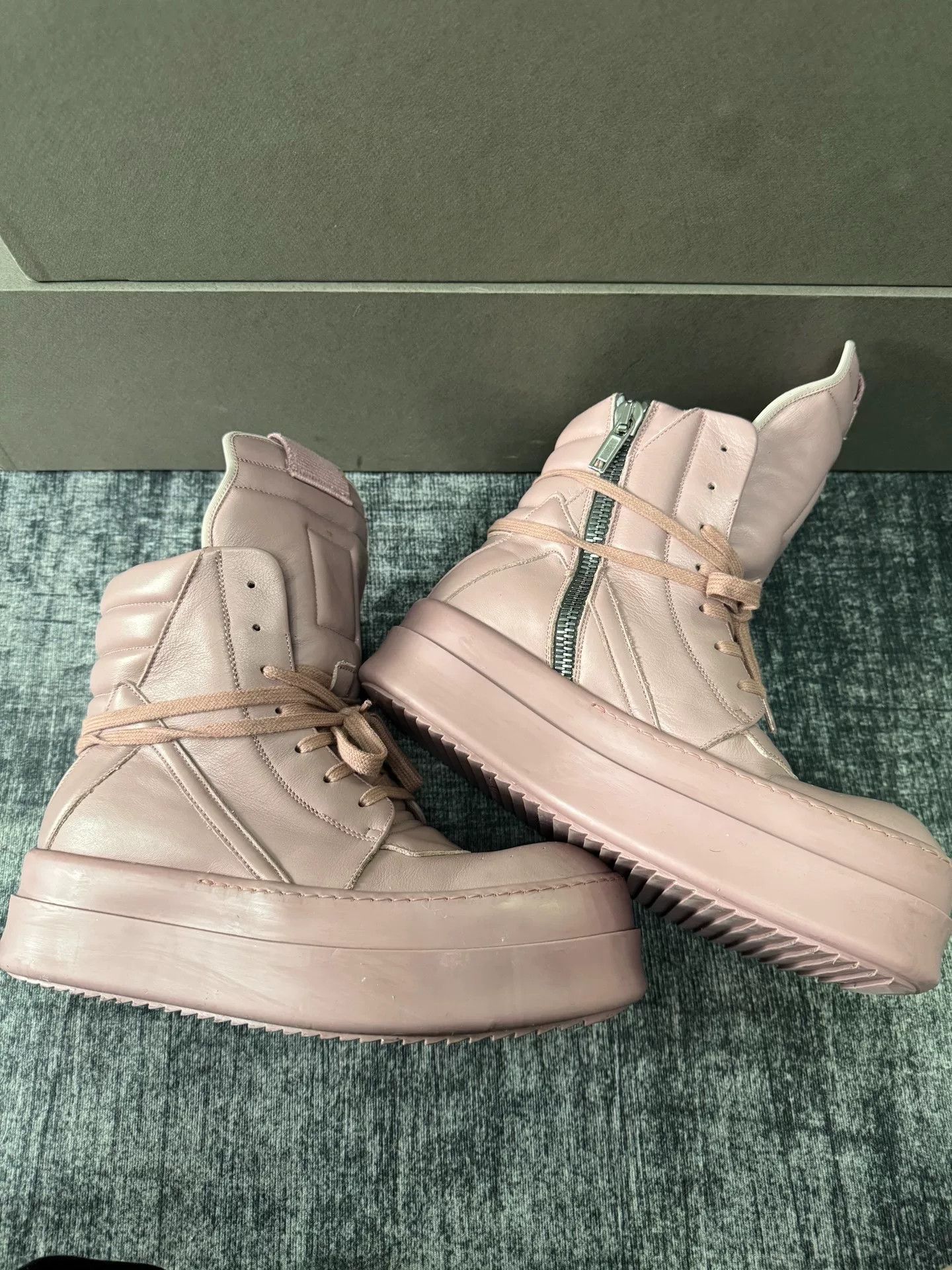 Rick Owens Rick Owens Pink Hitop Sneakers 40 Women Size US 9 / IT 39 - 3 Thumbnail