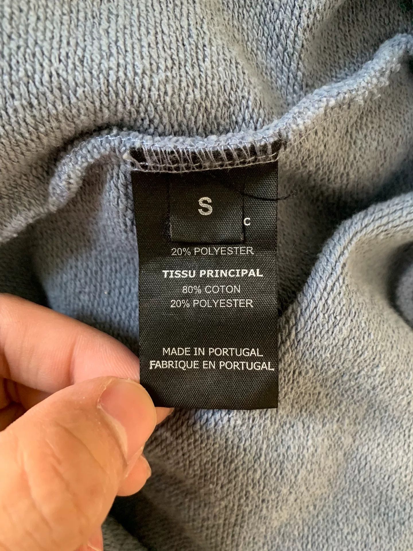 Vetements Vetements Blue Hoodie XS Men Size US XS / EU 42 / 0 - 7 Thumbnail