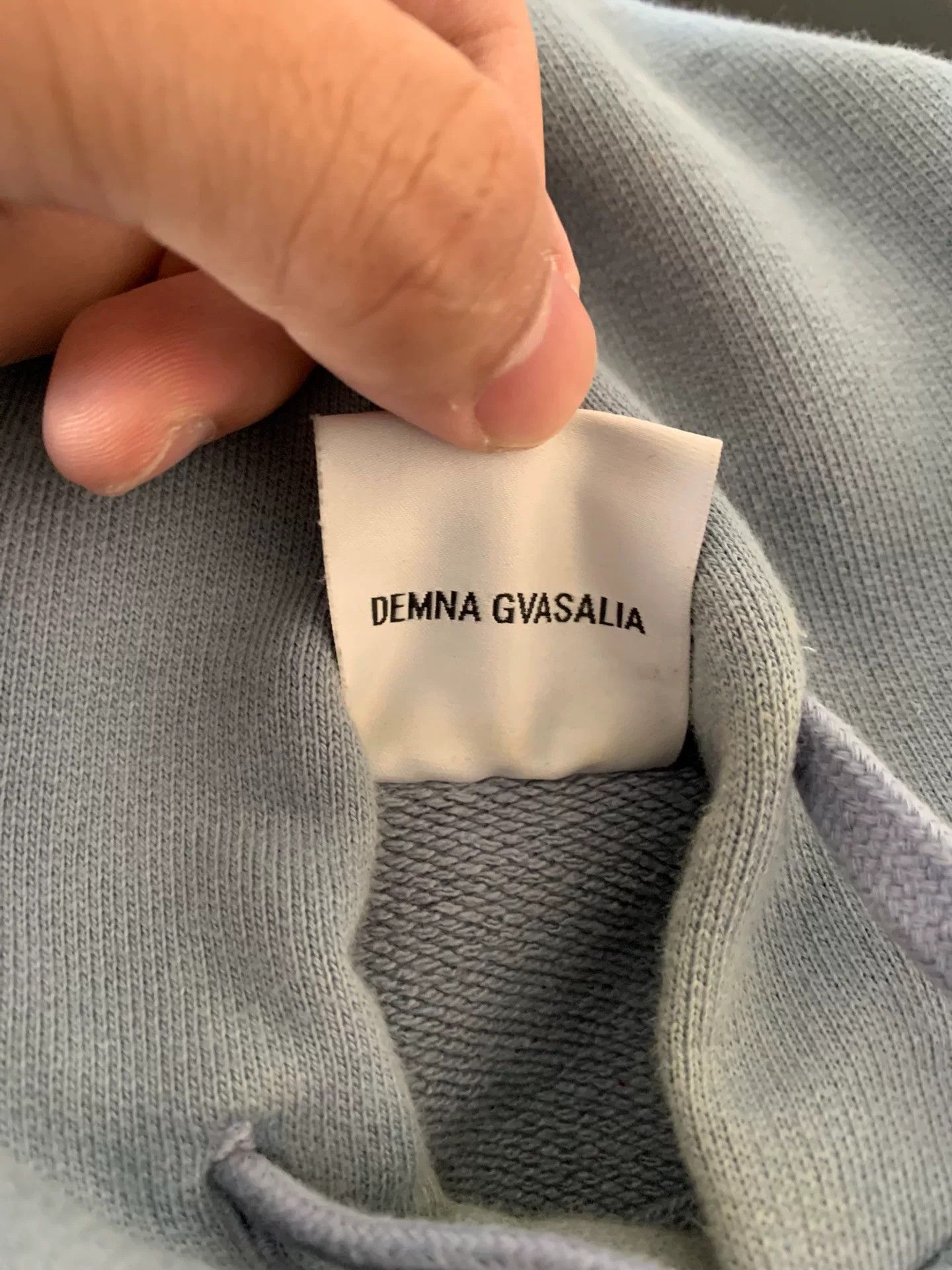 Vetements Vetements Blue Hoodie XS Men Size US XS / EU 42 / 0 - 6 Thumbnail