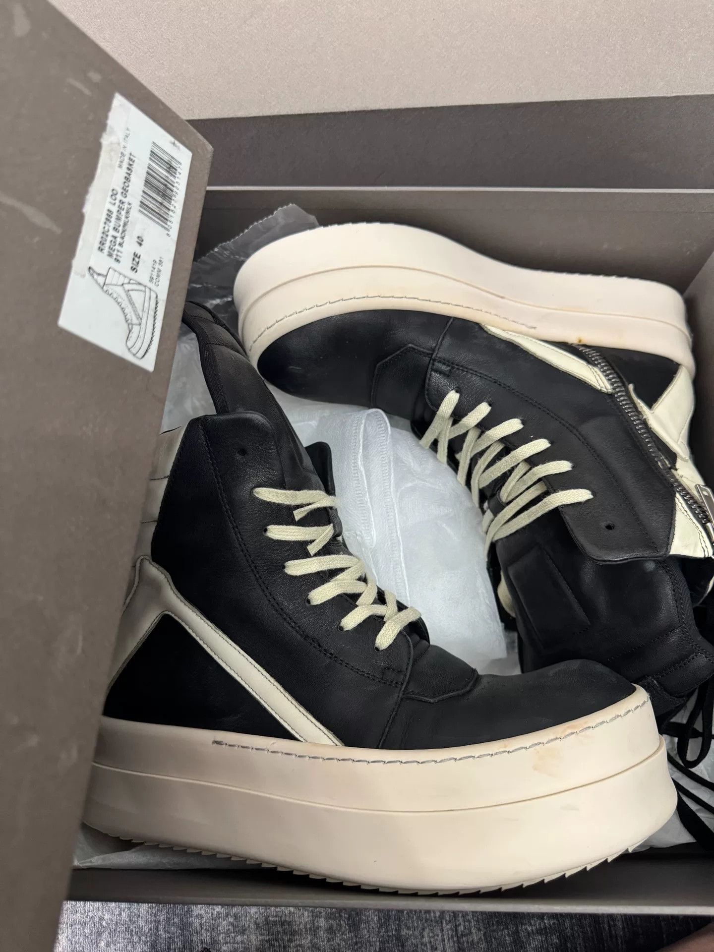 Rick Owens Rick Owens Pink Hitop Sneakers 40 Men Size US 7.5 / EU 40-41 - 8 Thumbnail