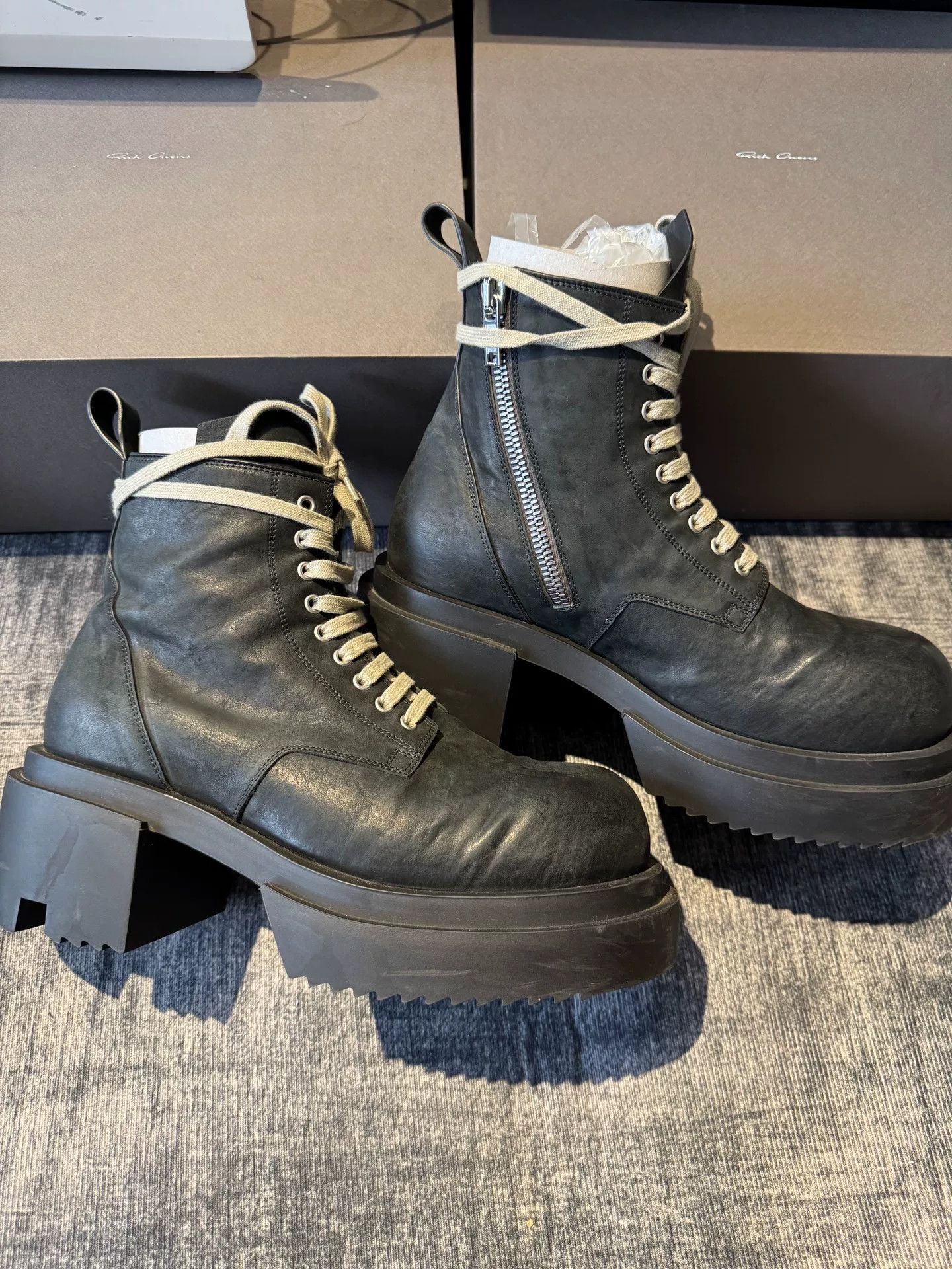 Rick Owens Rick Owens Retro Boots 24 Men Size US 10 / EU 43 - 3 Thumbnail