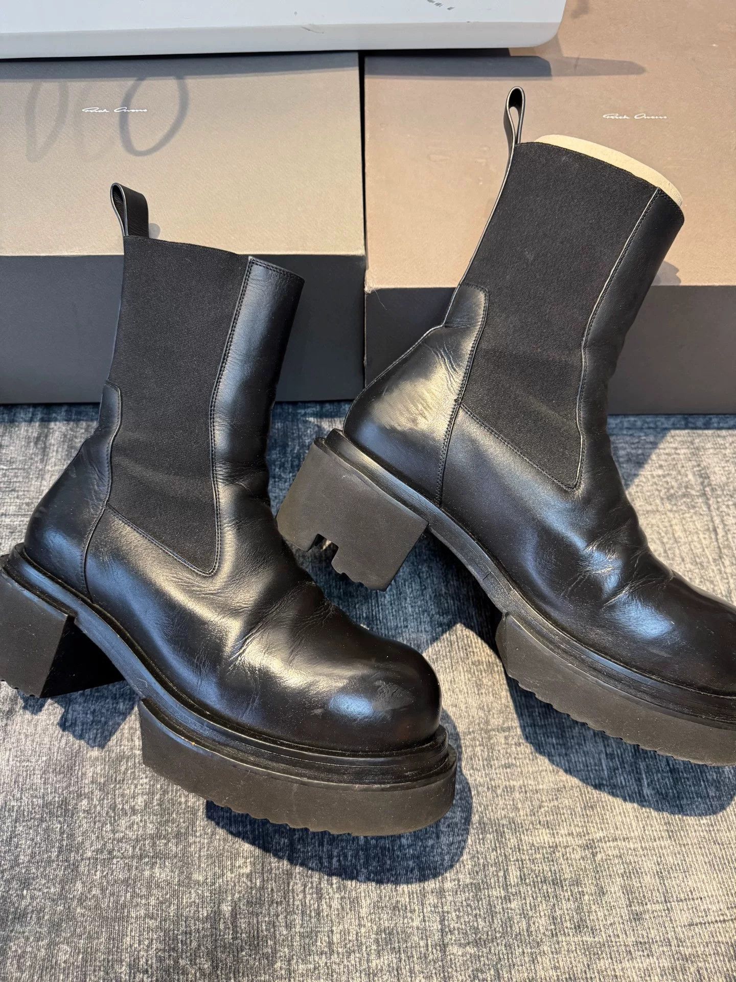 Rick Owens Rick Owens Retro Boots 42 Men Size US 9 / EU 42 - 3 Thumbnail