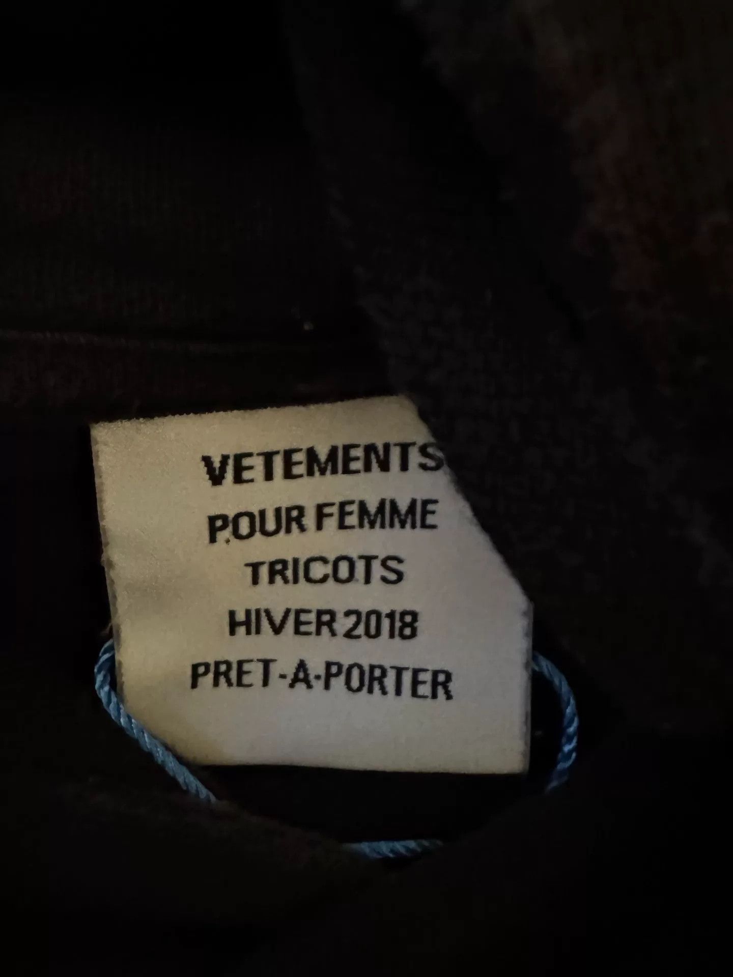 Vetements Vetements Hoodie S Men Size US S / EU 44-46 / 1 - 4 Thumbnail