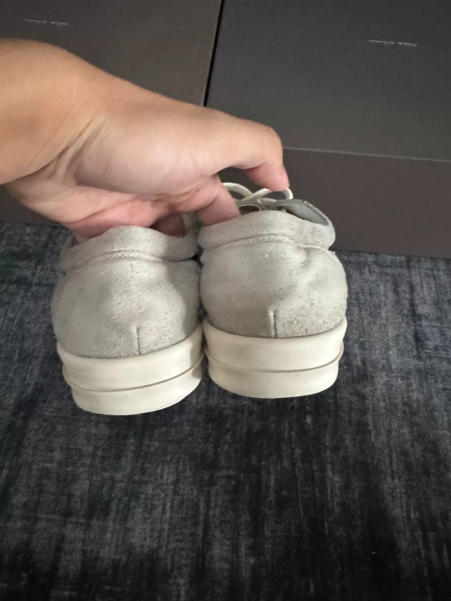 Rick Owens Rick Owens Suede Blue Lowtop Sneakers 43 Men Size US 10 / EU 43 - 5 Thumbnail