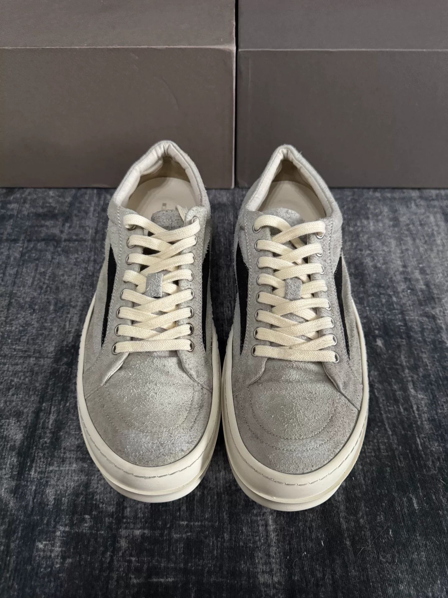 Rick Owens Rick Owens Suede Blue Lowtop Sneakers 43 Men Size US 10 / EU 43 - 2 Thumbnail