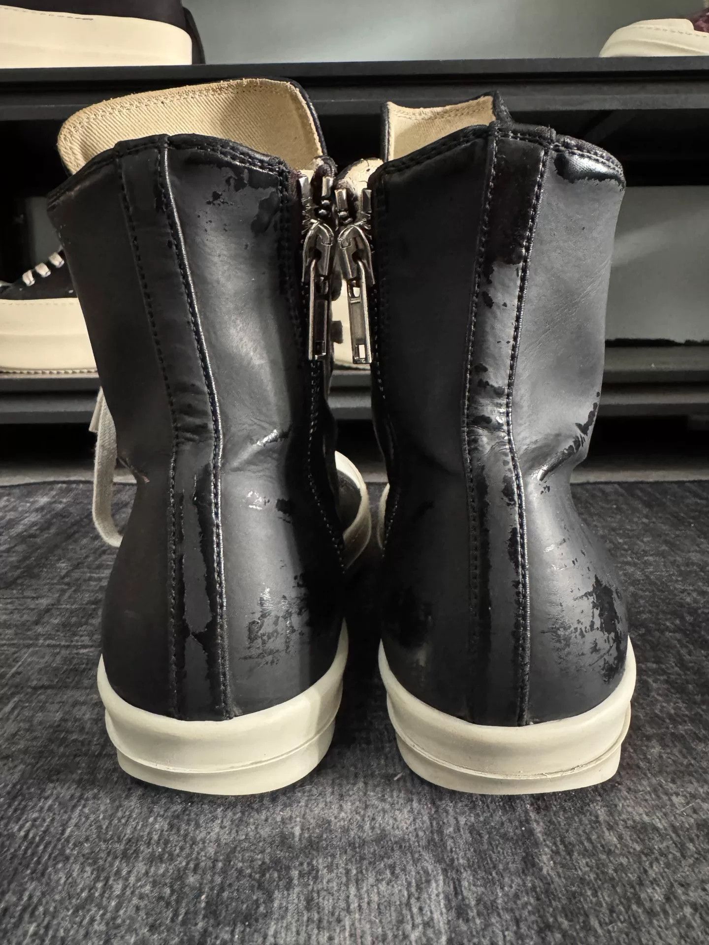 Rick Owens Rick Owens Hitop Sneakers 40 Men Size US 7.5 / EU 40-41 - 5 Thumbnail