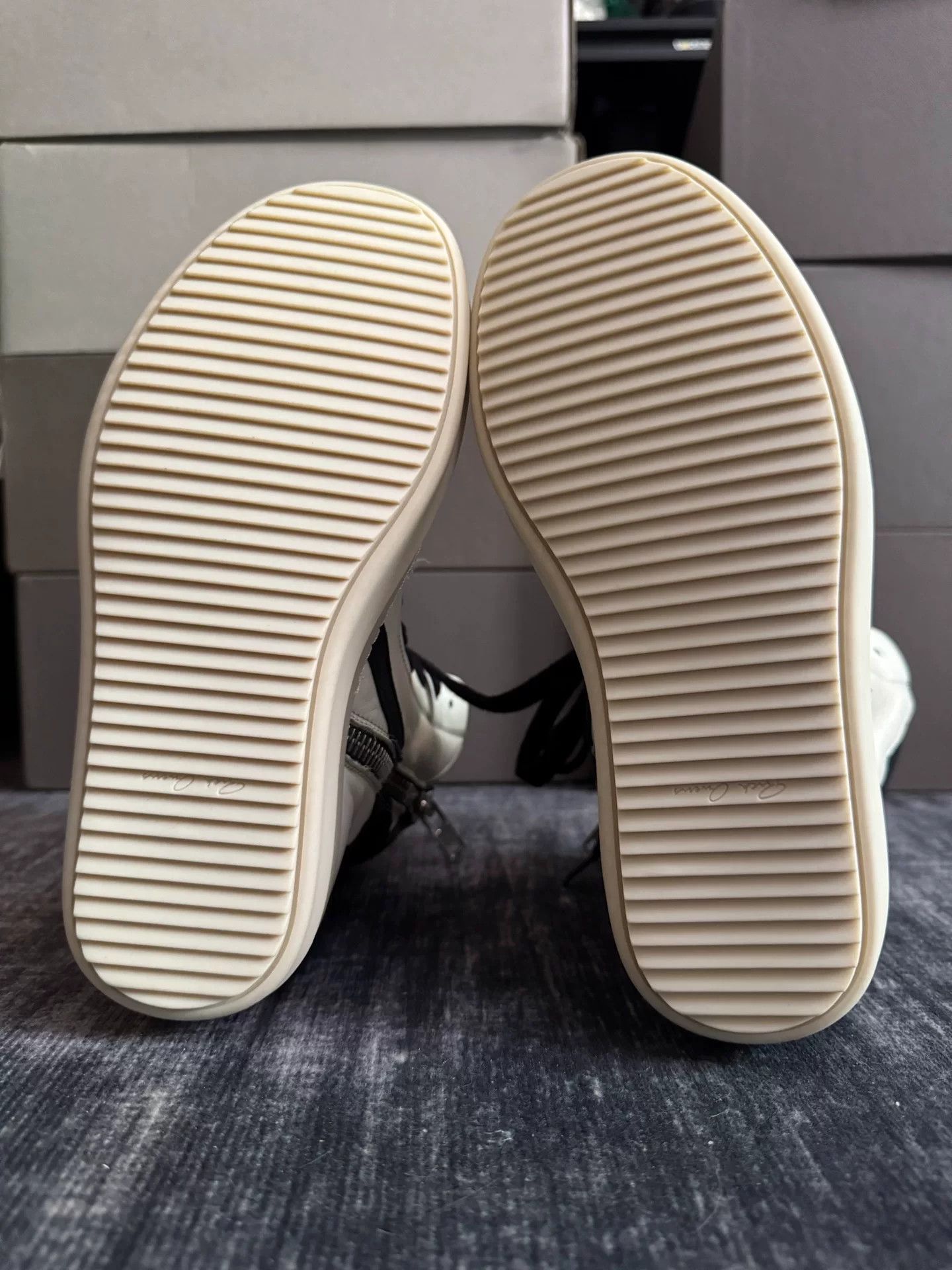 Rick Owens Rick Owens Leather Multi Hitop Sneakers 36 Women Size US 6 / IT 36 - 8 Thumbnail
