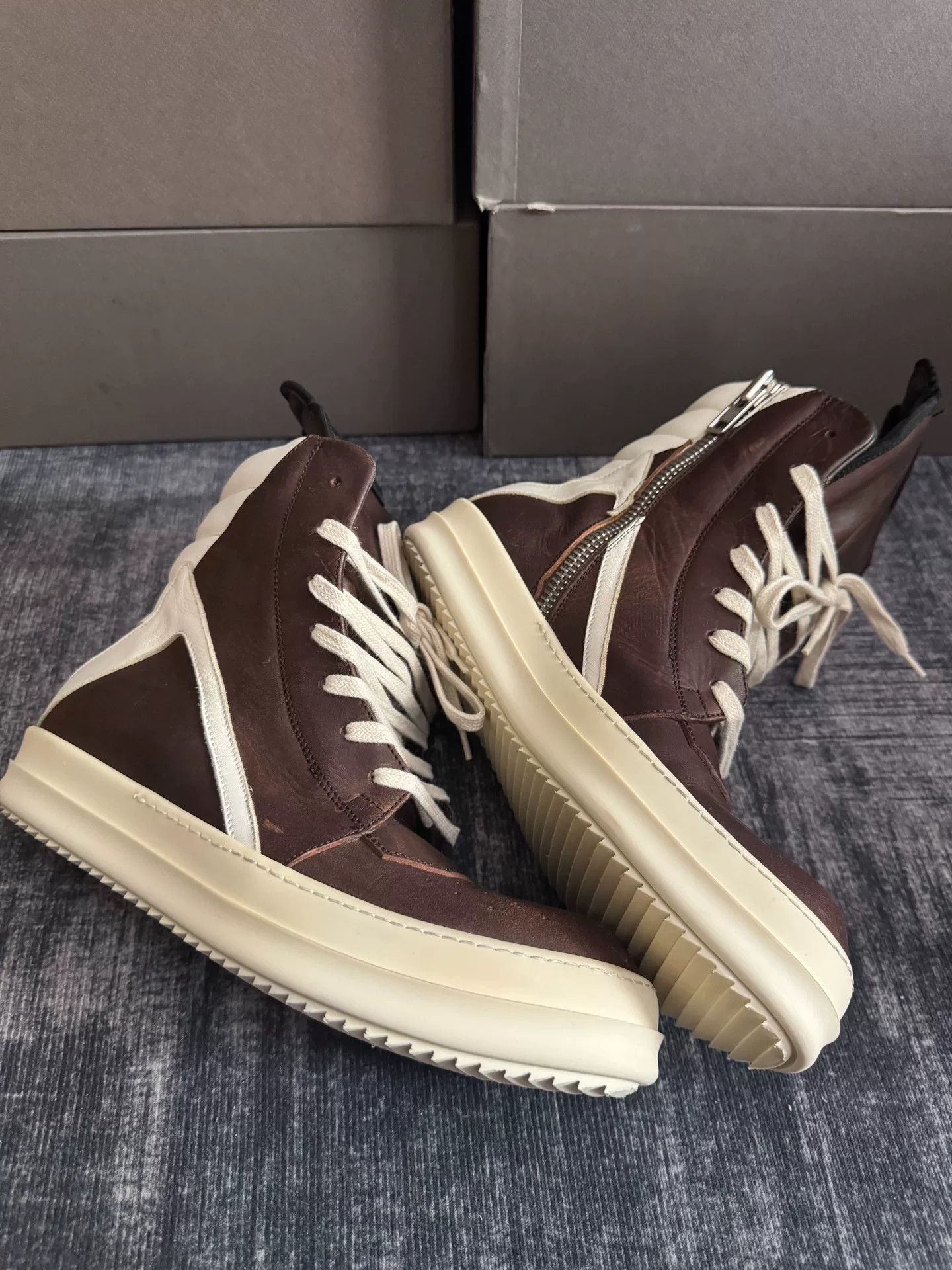 Rick Owens Rick Owens Multi Hitop Sneakers 39 Men Size US 6.5 / EU 39-40 - 3 Thumbnail