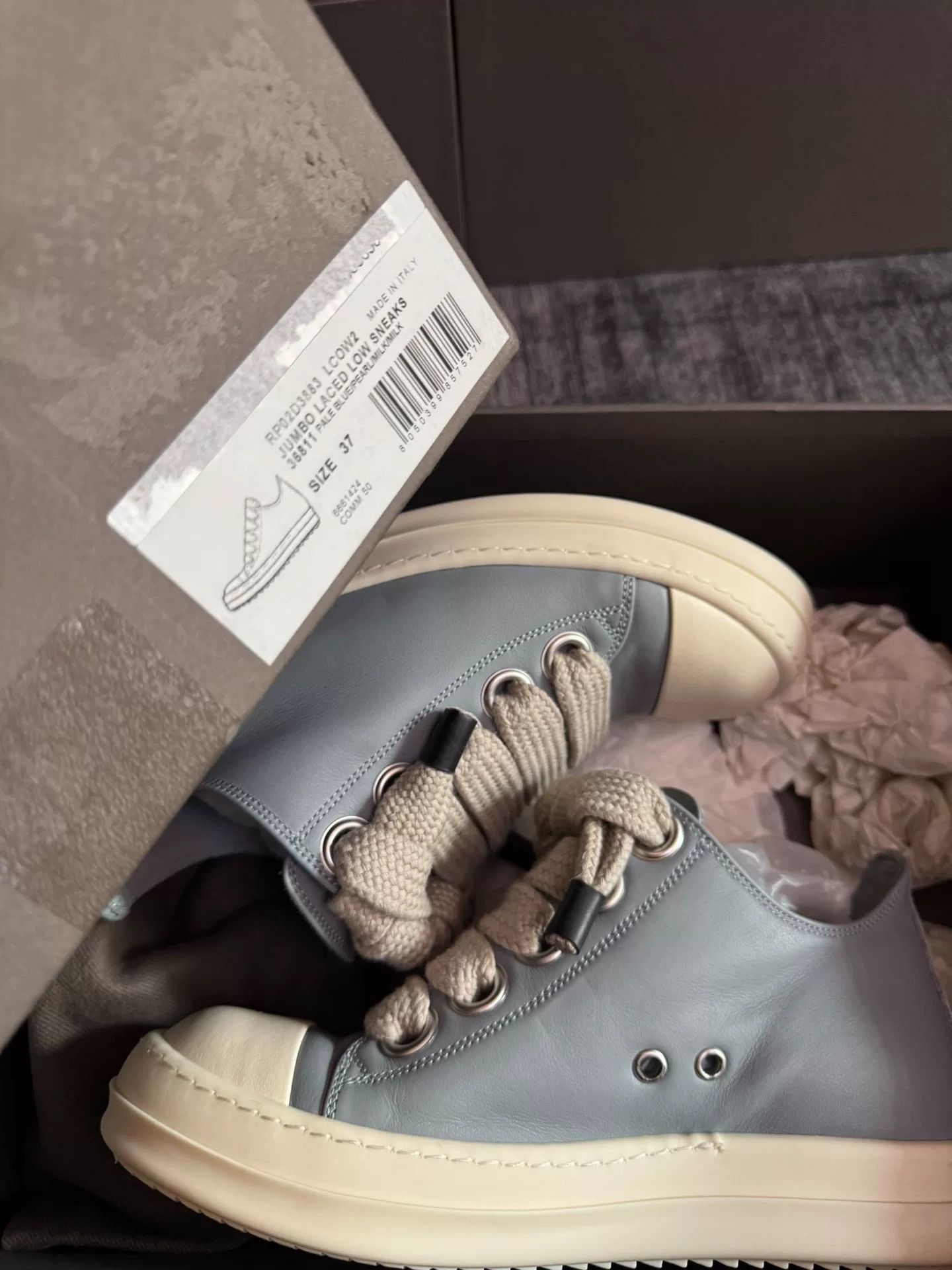 Rick Owens Rick Owens Pink Lowtop Sneakers 24 Women Size US 8 / IT 38 - 6 Thumbnail