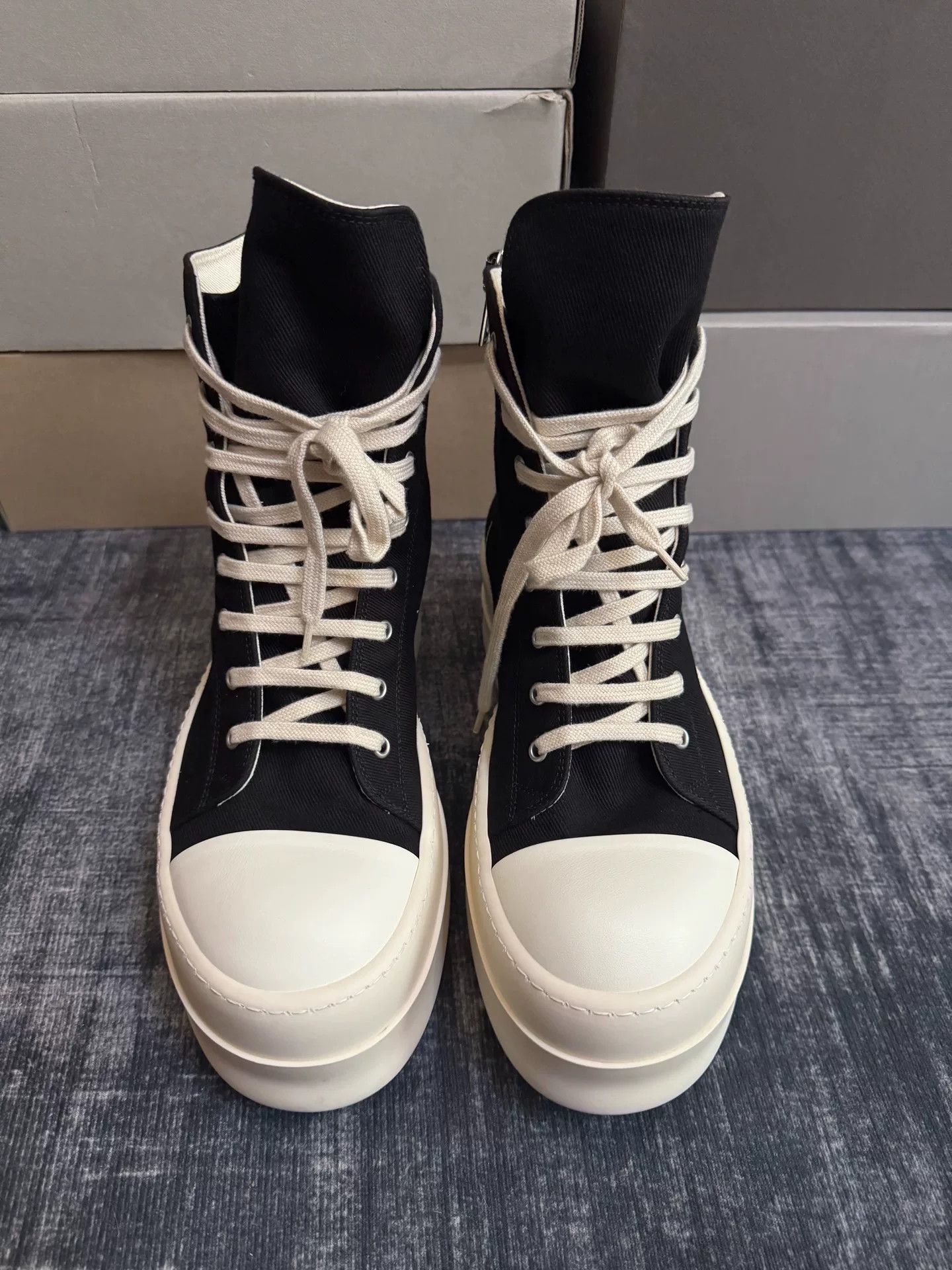 Rick Owens Rick Owens Hitop Sneakers 44 Men Size US 10.5 / EU 43-44 - 2 Thumbnail