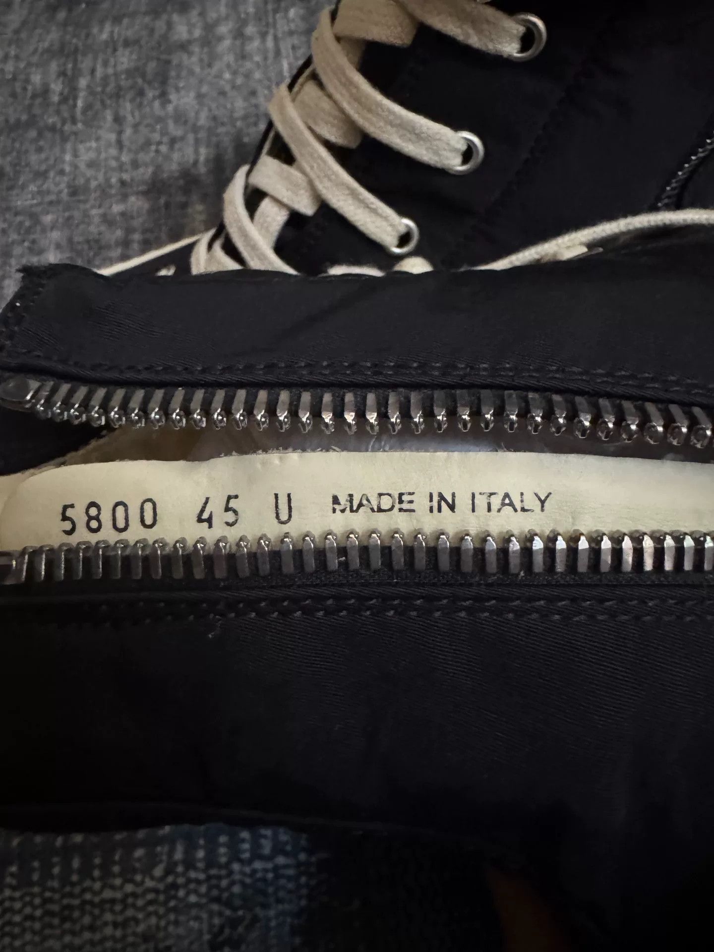 Rick Owens Rick Owens Hitop Sneakers 45 Men Size US 11.5 / EU 44-45 - 6 Thumbnail