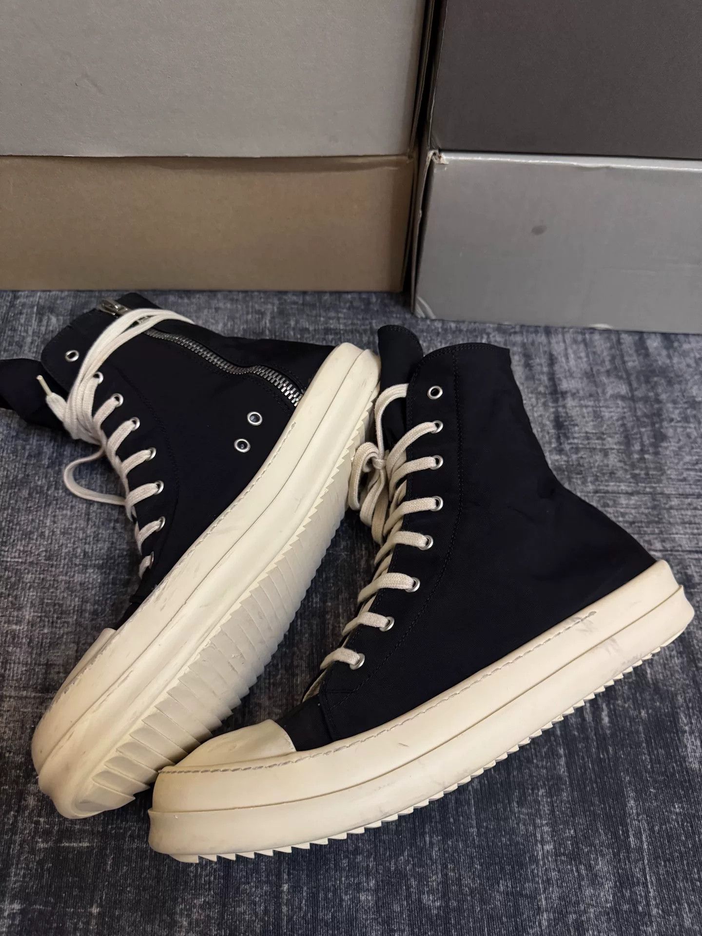 Rick Owens Rick Owens Hitop Sneakers 45 Men Size US 11.5 / EU 44-45 - 4 Thumbnail