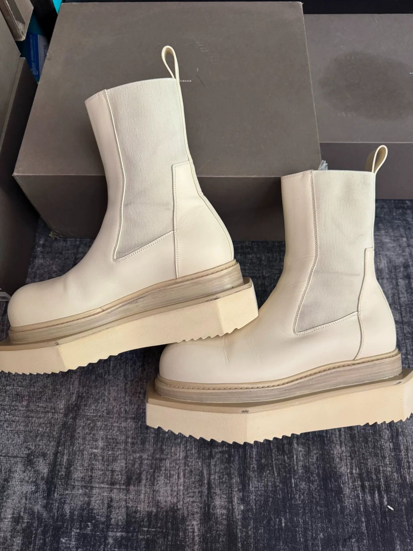 Rick Owens Rick Owens White Boots 41 Men Size US 8.5 / EU 41-42 - 4 Thumbnail