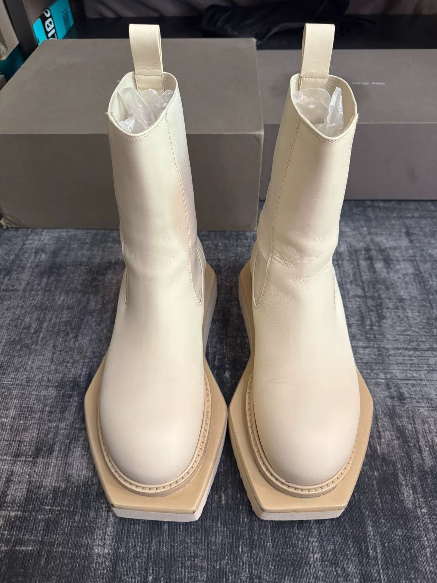 Rick Owens Rick Owens White Boots 41 Men Size US 8.5 / EU 41-42 - 2 Thumbnail