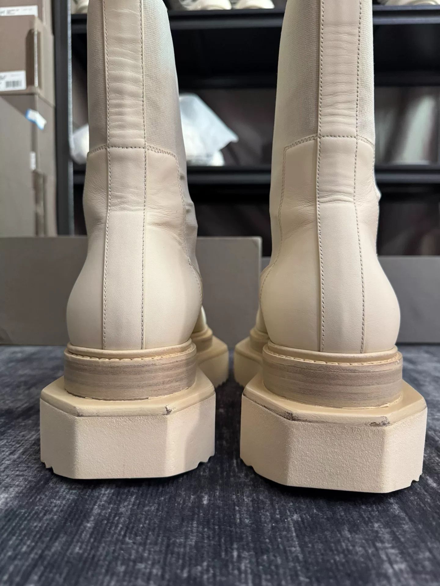 Rick Owens Rick Owens White Boots 41 Men Size US 8.5 / EU 41-42 - 5 Thumbnail