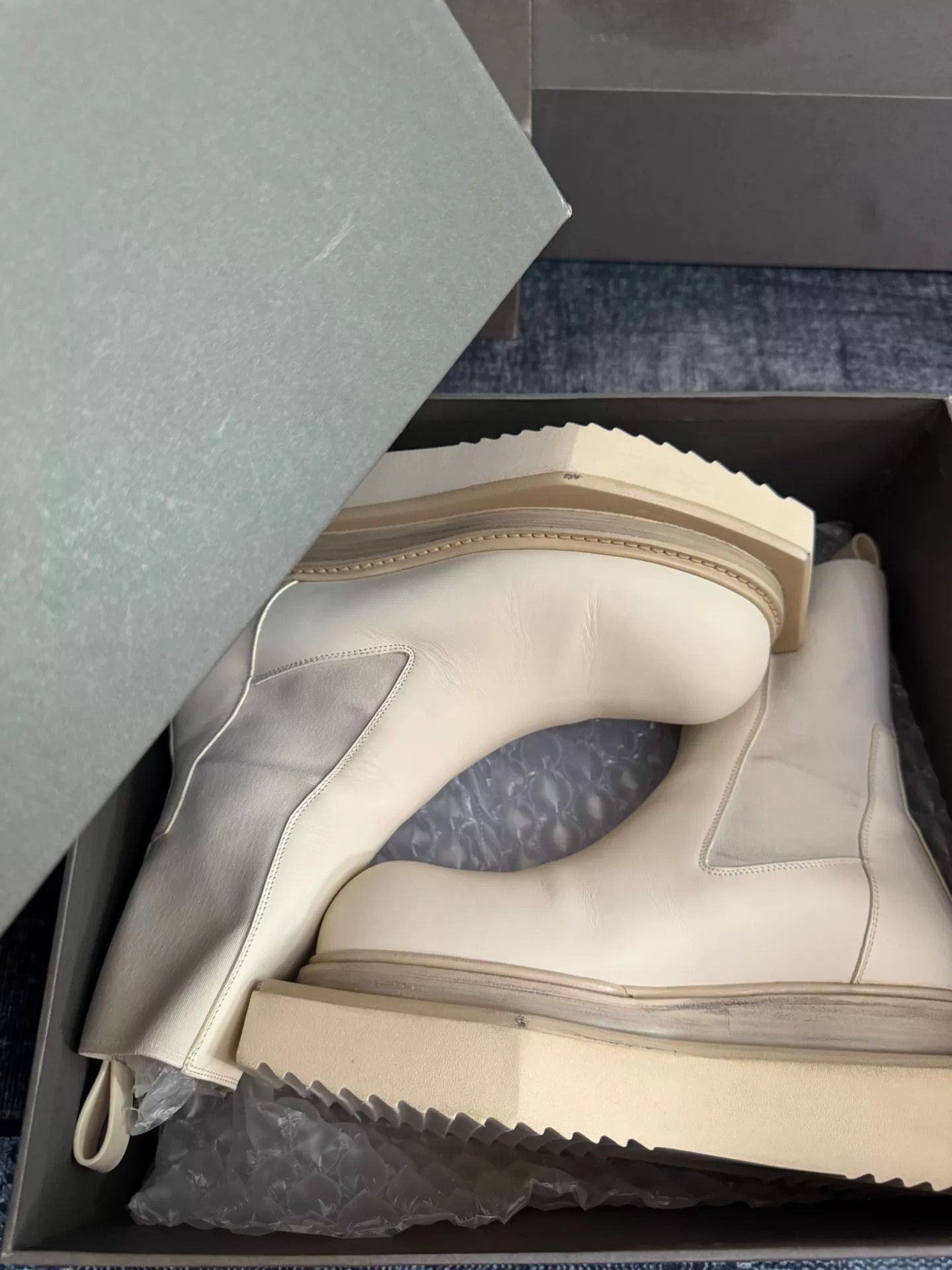 Rick Owens Rick Owens White Boots 41 Men Size US 8.5 / EU 41-42 - 8 Thumbnail