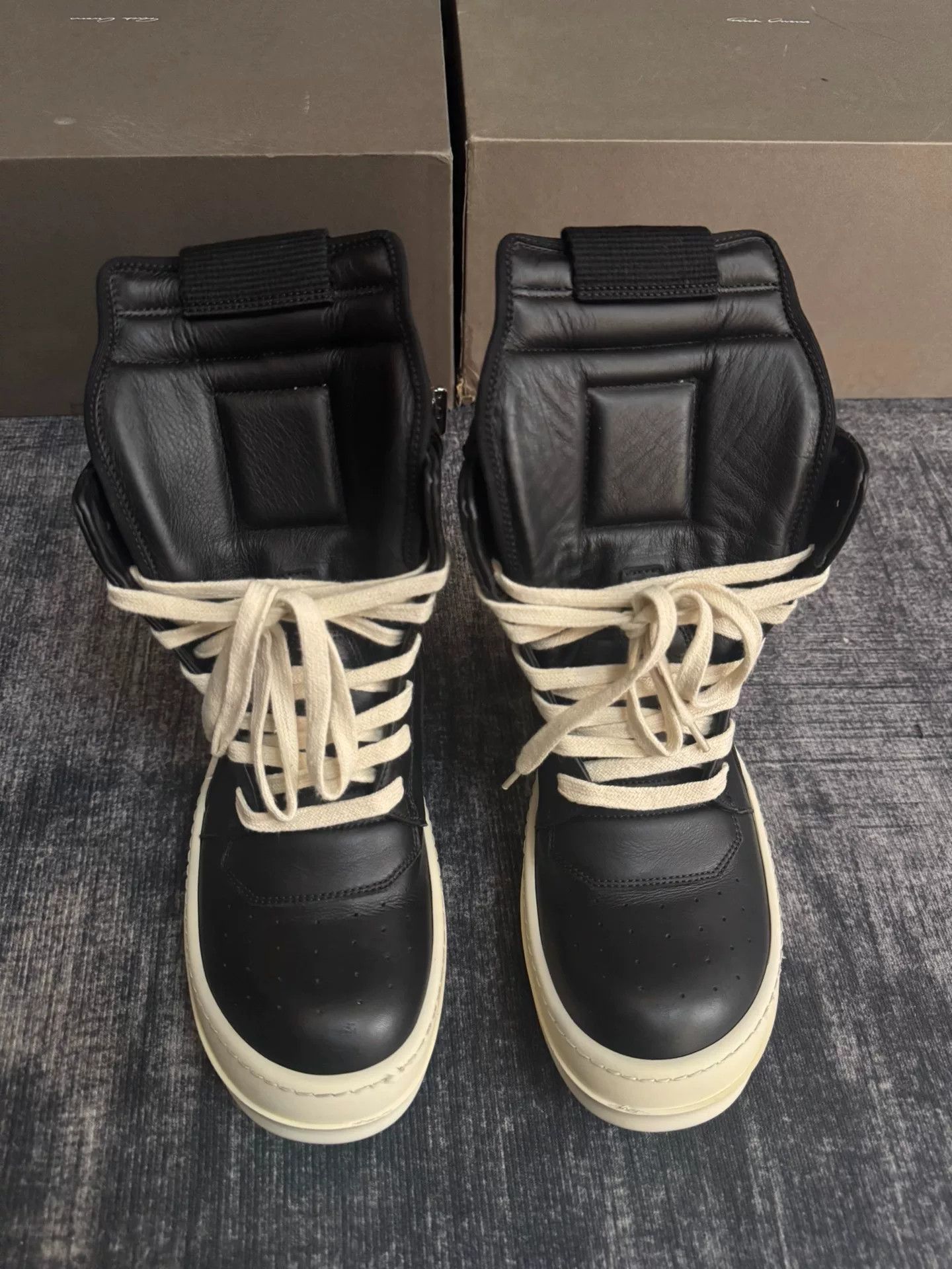 Rick Owens Rick Owens Leather Pink Hitop Sneakers 36 Women Size US 6 / IT 36 - 2 Thumbnail